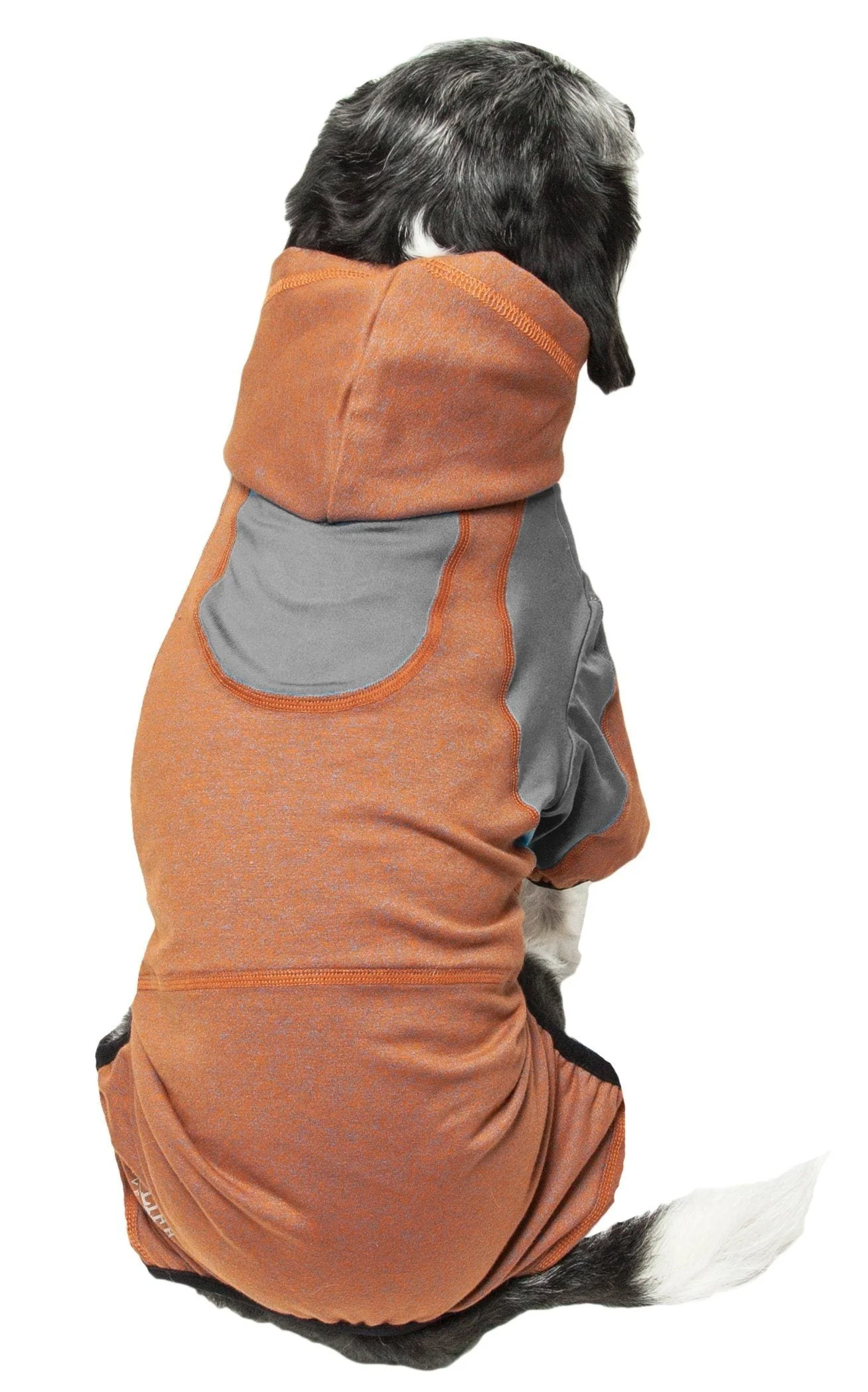 Pet Life ®  Active 'Fur-Breeze' Medium-weight 4-Way-Stretch Full Body Hooded Dog Yoga sweater - Image 30