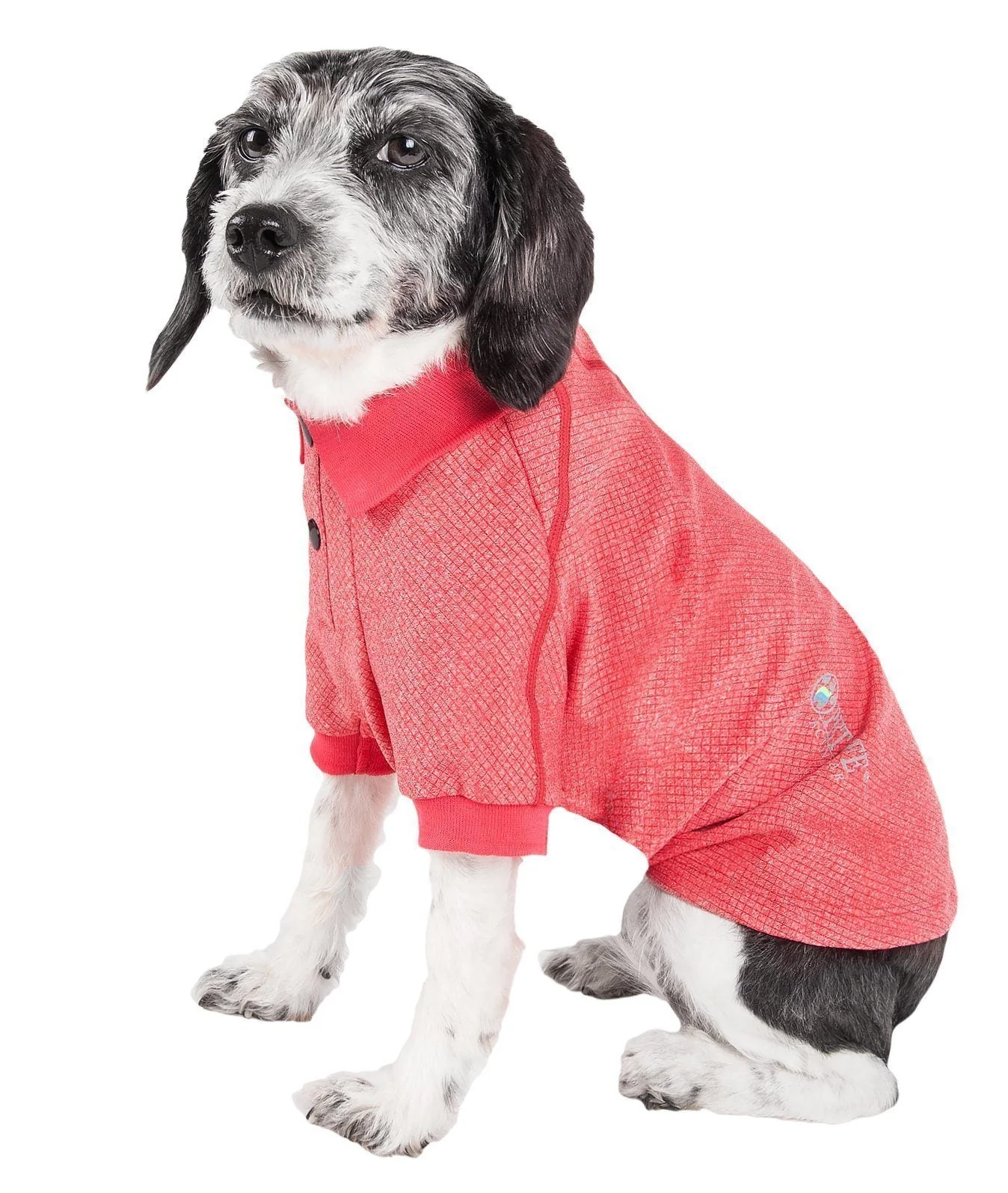 Pet Life ® Active 'Fur-Flex' Stretch and Quick-Dry Anti-Odor Fitness Yoga Dog Polo T-Shirt - Image 19