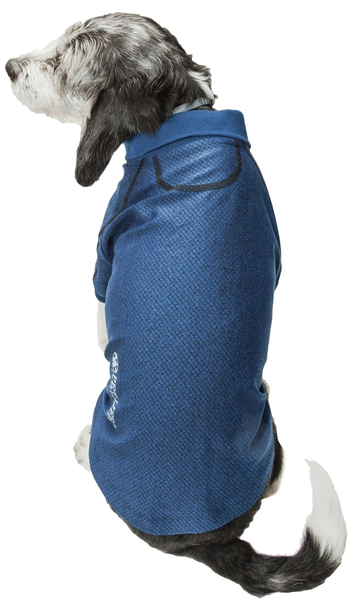 Pet Life ® Active 'Fur-Flex' Stretch and Quick-Dry Anti-Odor Fitness Yoga Dog Polo T-Shirt - Image 29