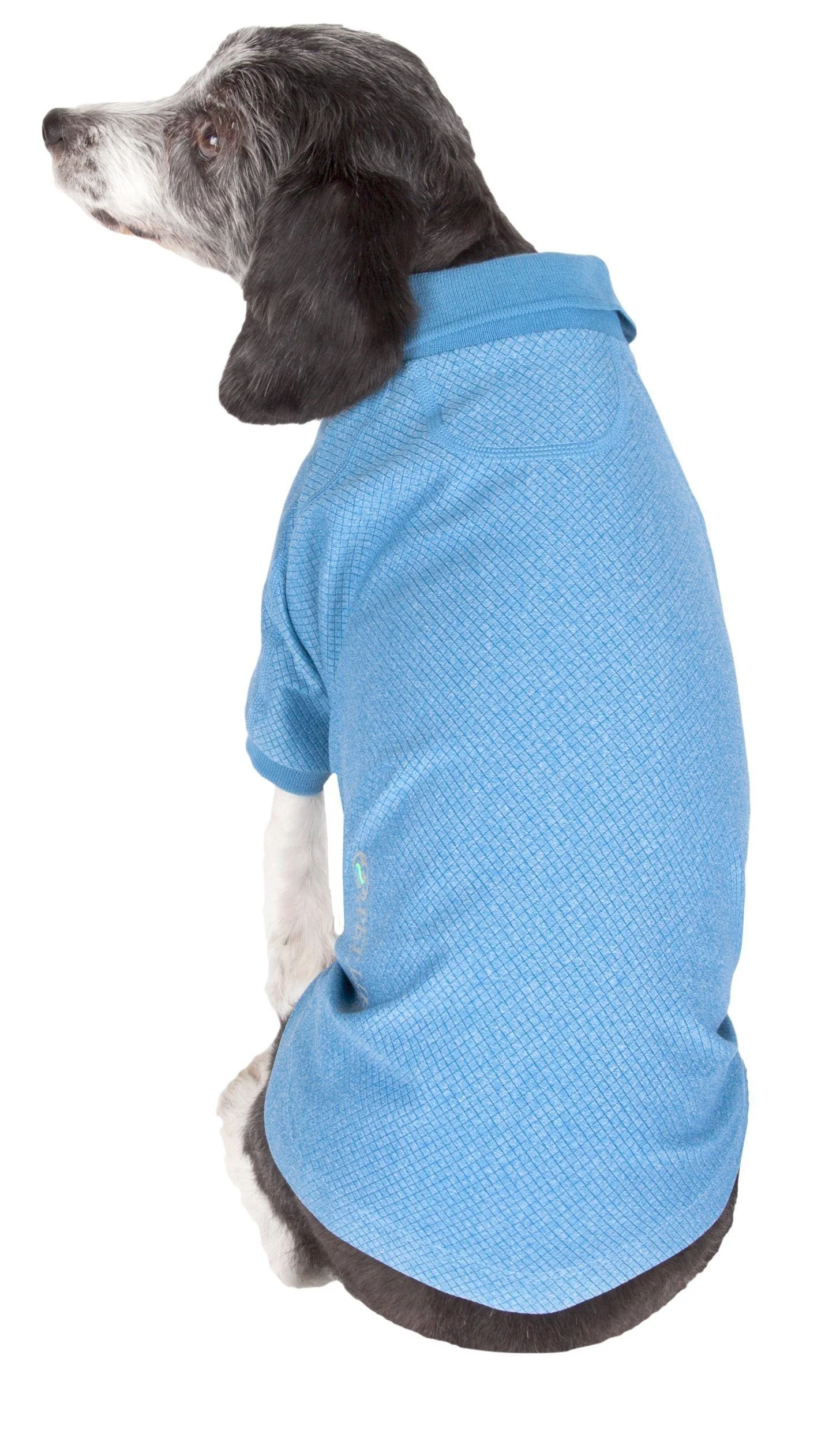 Pet Life ® Active 'Fur-Flex' Stretch and Quick-Dry Anti-Odor Fitness Yoga Dog Polo T-Shirt - Image 30