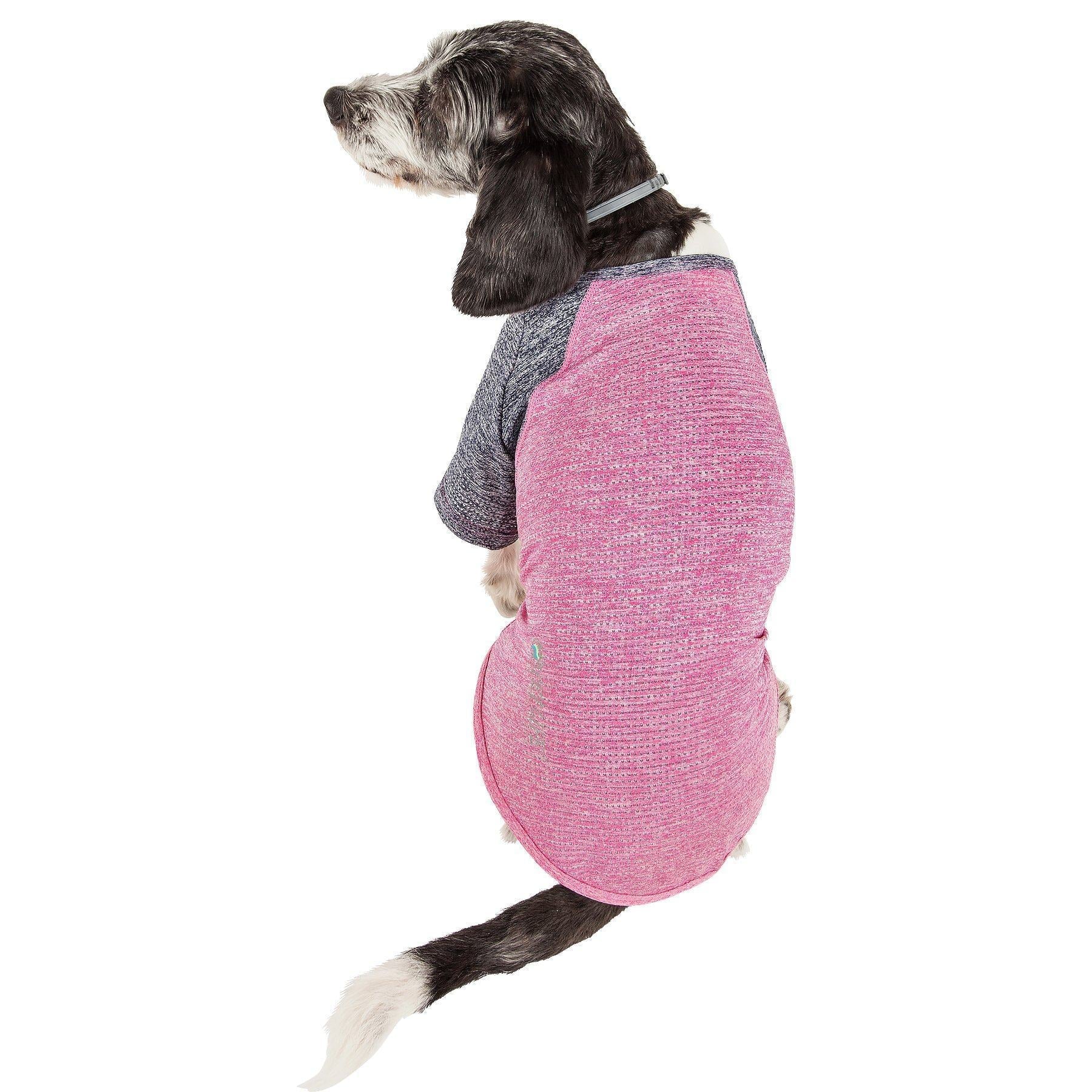 Pet Life ® Active 'Hybreed' 4-Way-Stretch Fitness Performance Dog T-Shirt - Image 41