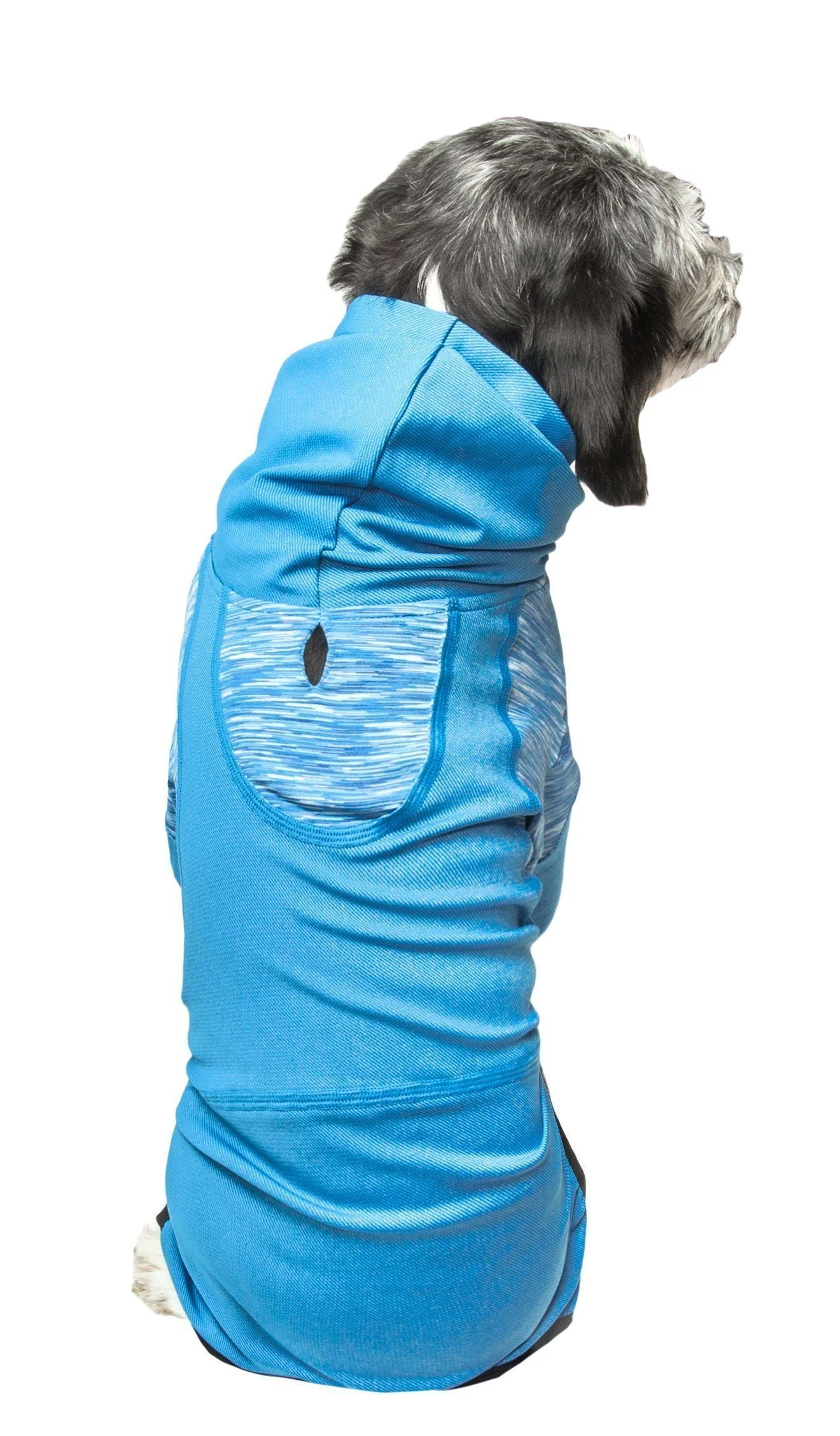 Pet Life ® Active 'Pawsterity' Mediumweight 4-Way-Stretch Yoga Fitness Dog Tracksuit Hoodie - Image 10