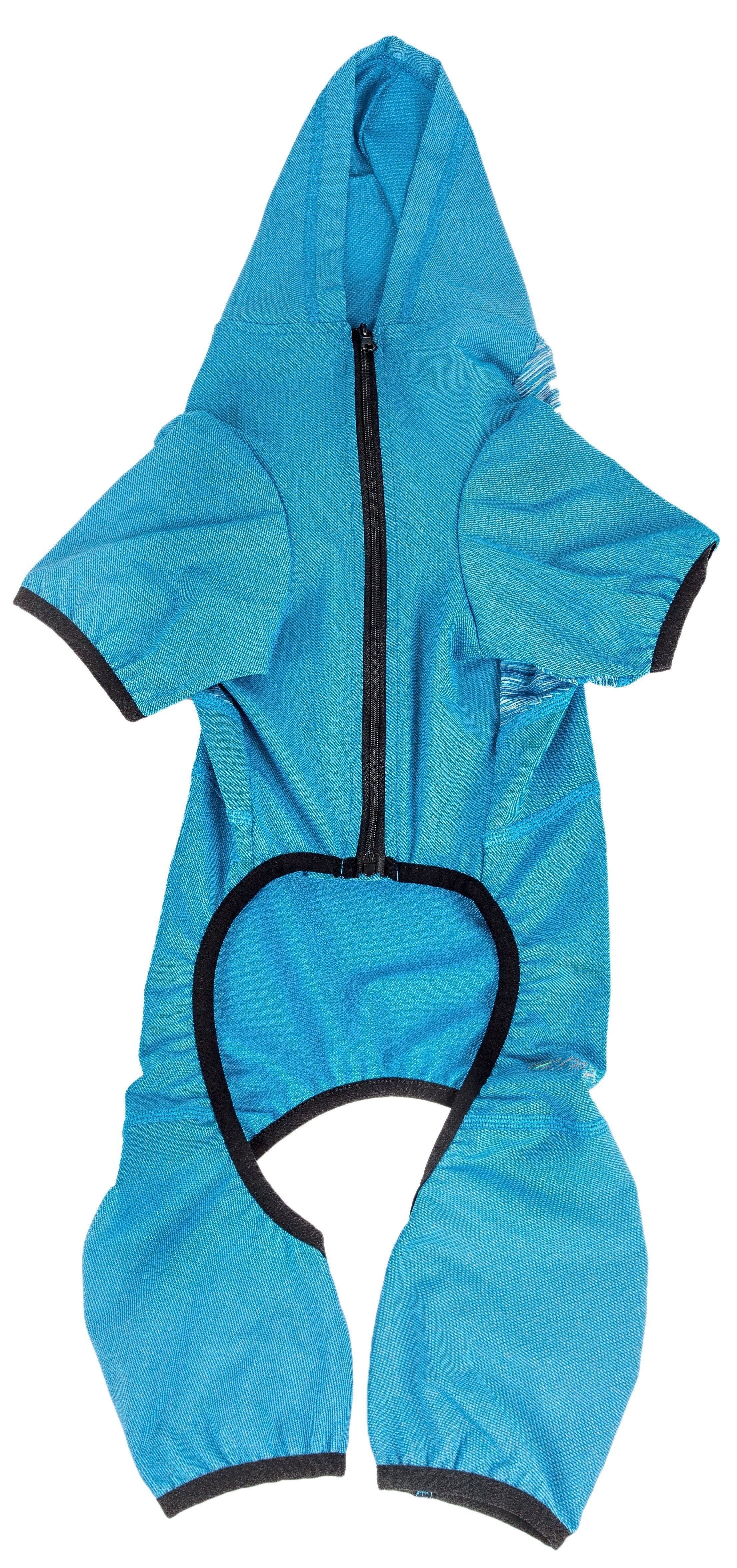 Pet Life ® Active 'Pawsterity' Mediumweight 4-Way-Stretch Yoga Fitness Dog Tracksuit Hoodie - Image 16