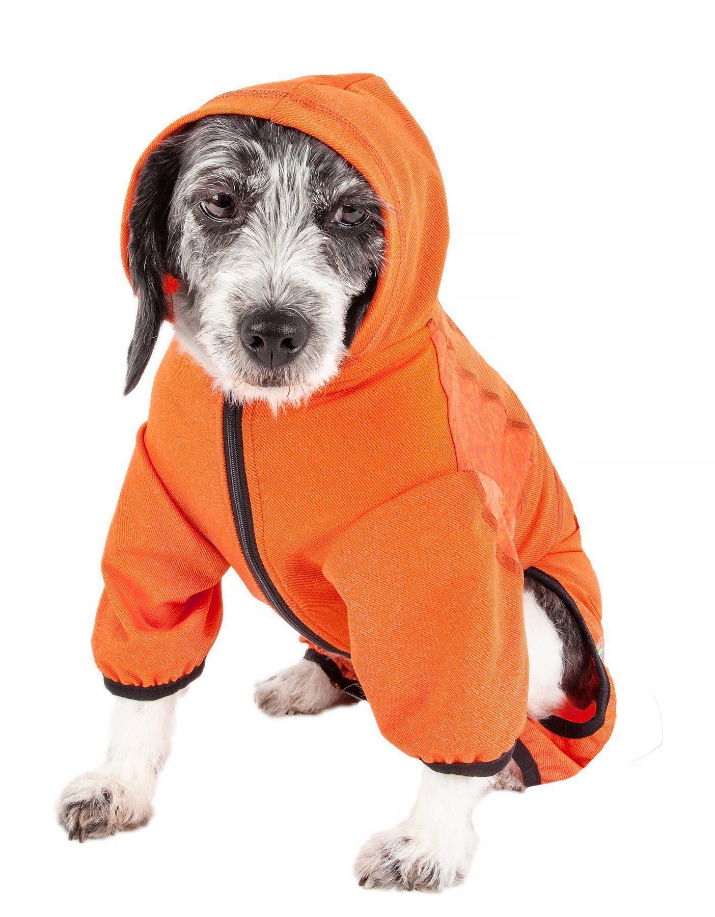 Pet Life ® Active 'Pawsterity' Mediumweight 4-Way-Stretch Yoga Fitness Dog Tracksuit Hoodie - Image 23