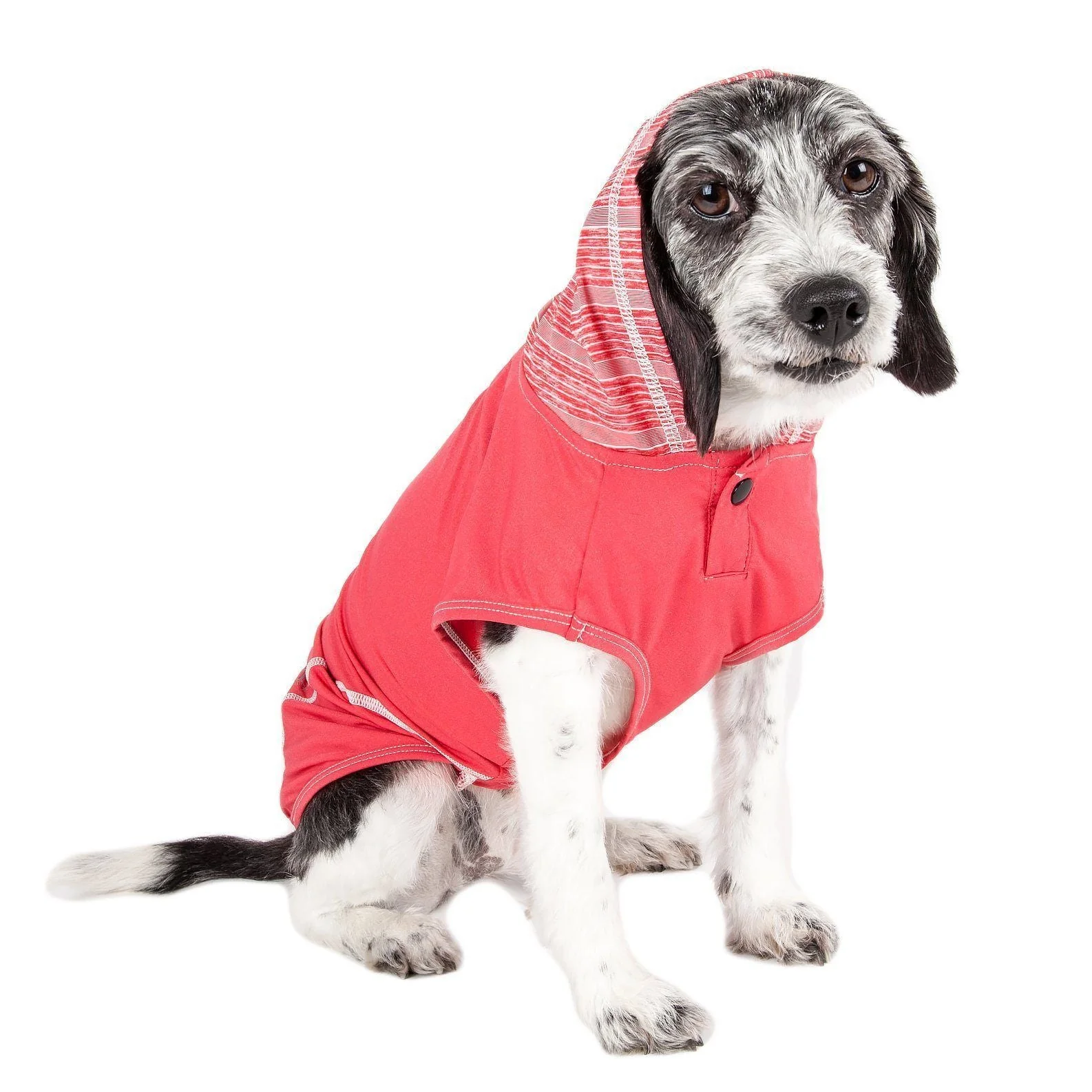 Pet Life ® Active 'Pull-Rover' 4-Way Stretch Sleeveless Fitness Yoga Dog T-Shirt Hoodie - Image 15