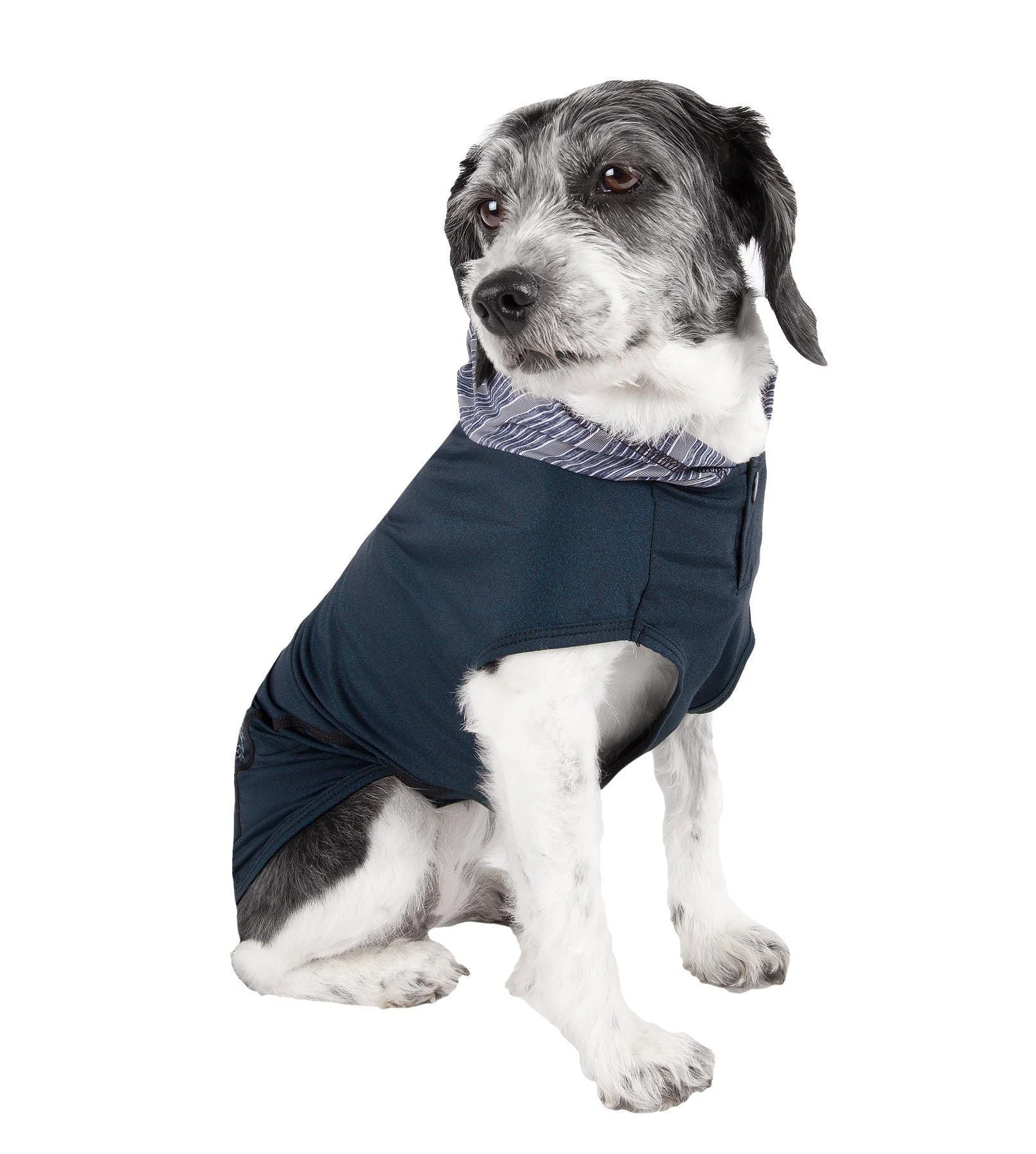 Pet Life ® Active 'Pull-Rover' 4-Way Stretch Sleeveless Fitness Yoga Dog T-Shirt Hoodie - Image 17