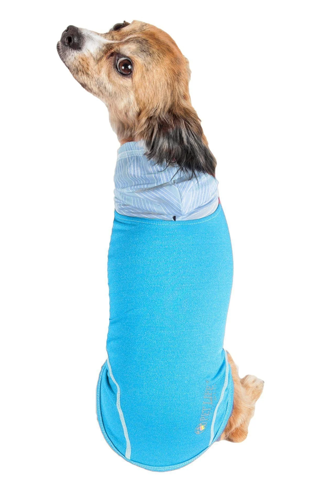Pet Life ® Active 'Pull-Rover' 4-Way Stretch Sleeveless Fitness Yoga Dog T-Shirt Hoodie - Image 31