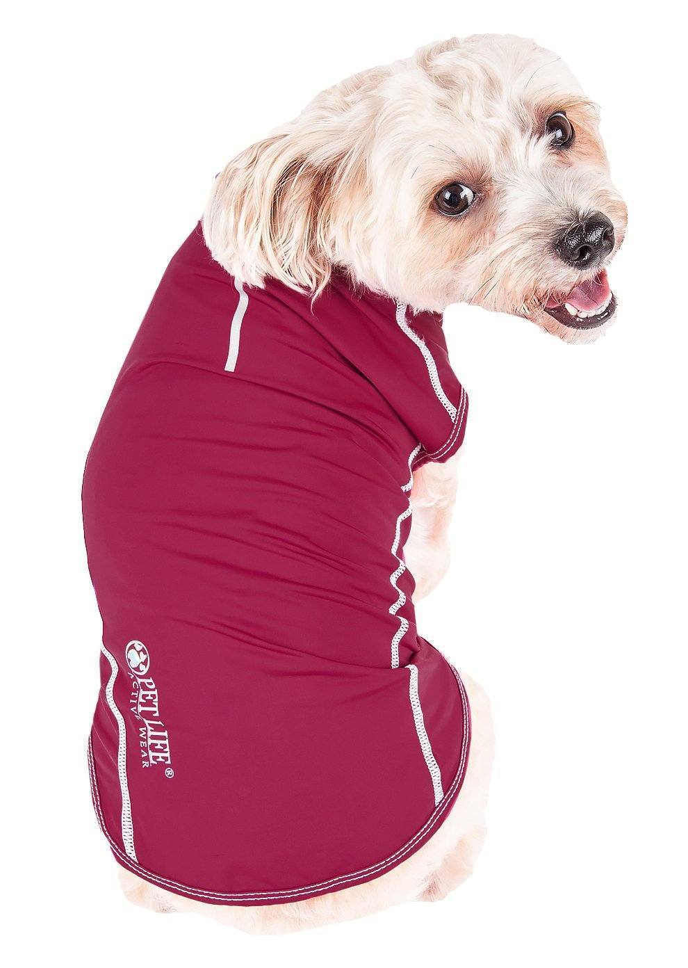 Pet Life ®  Active 'Racerbark' 4-Way-Stretch Yoga Fitness Dog T-Shirt Tank Top - Image 16