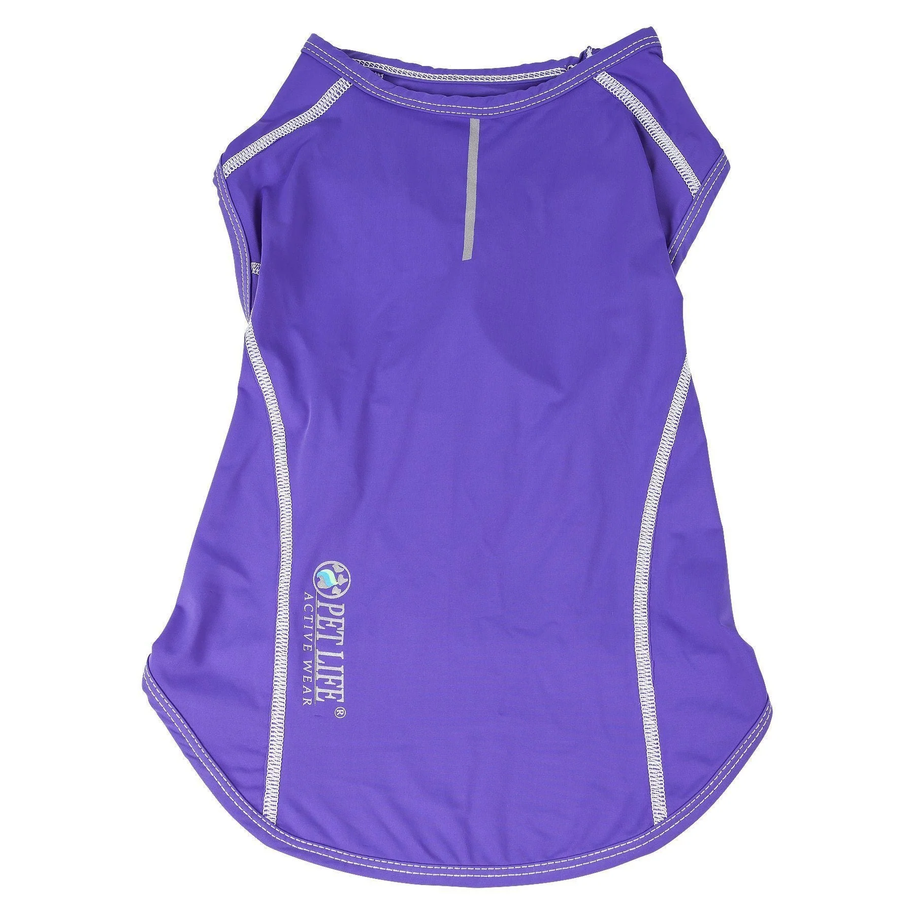 Pet Life ®  Active 'Racerbark' 4-Way-Stretch Yoga Fitness Dog T-Shirt Tank Top - Image 19