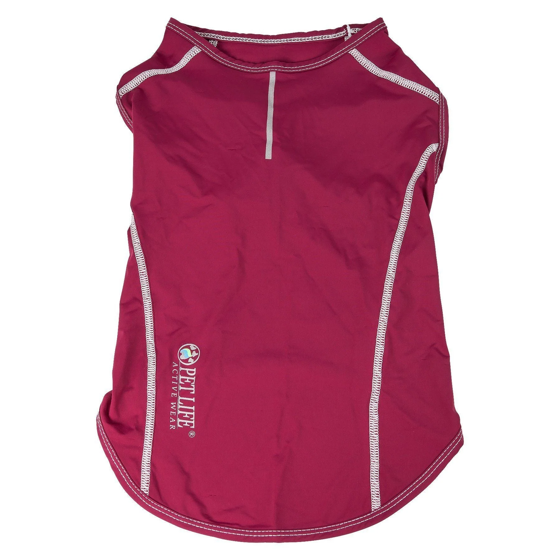 Pet Life ®  Active 'Racerbark' 4-Way-Stretch Yoga Fitness Dog T-Shirt Tank Top - Image 24