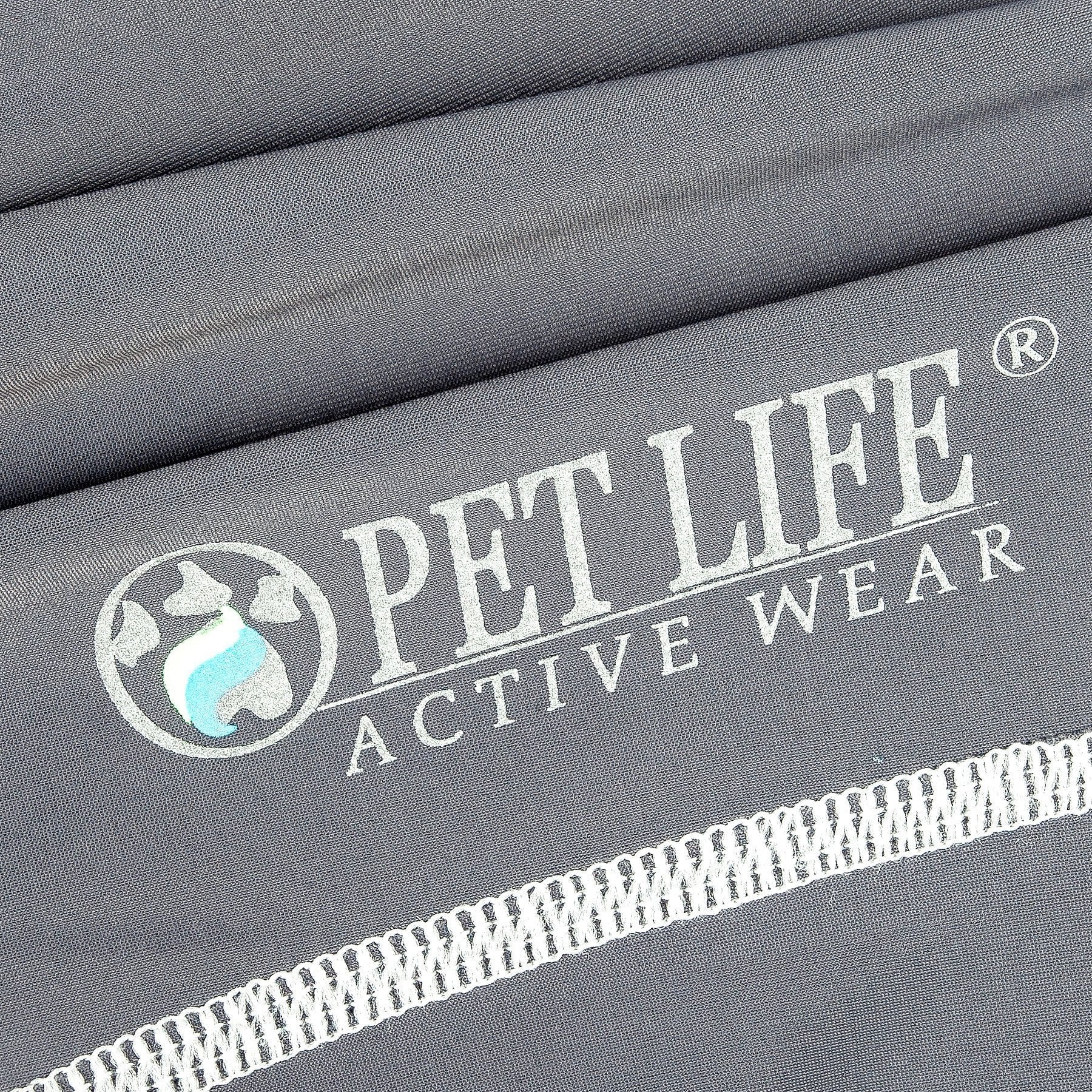 Pet Life ®  Active 'Racerbark' 4-Way-Stretch Yoga Fitness Dog T-Shirt Tank Top - Image 8