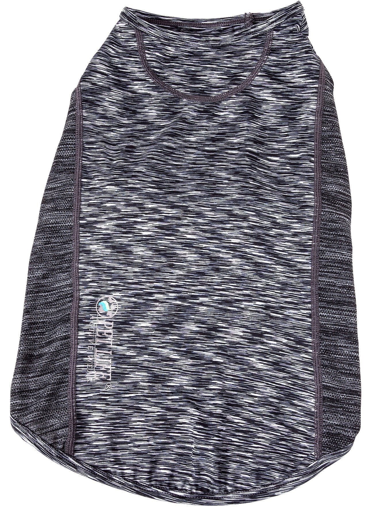 Pet Life ® Active 'Warf Speed' Heathered Ultra-Stretch Yoga Fitness Dog T-Shirt - Image 13