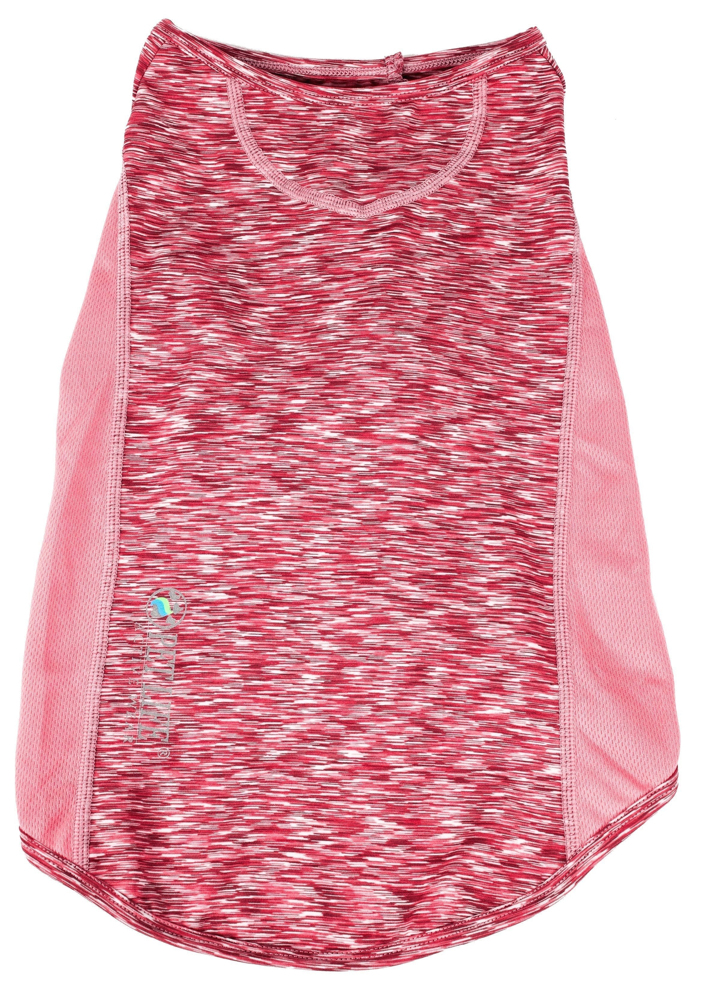 Pet Life ® Active 'Warf Speed' Heathered Ultra-Stretch Yoga Fitness Dog T-Shirt - Image 15