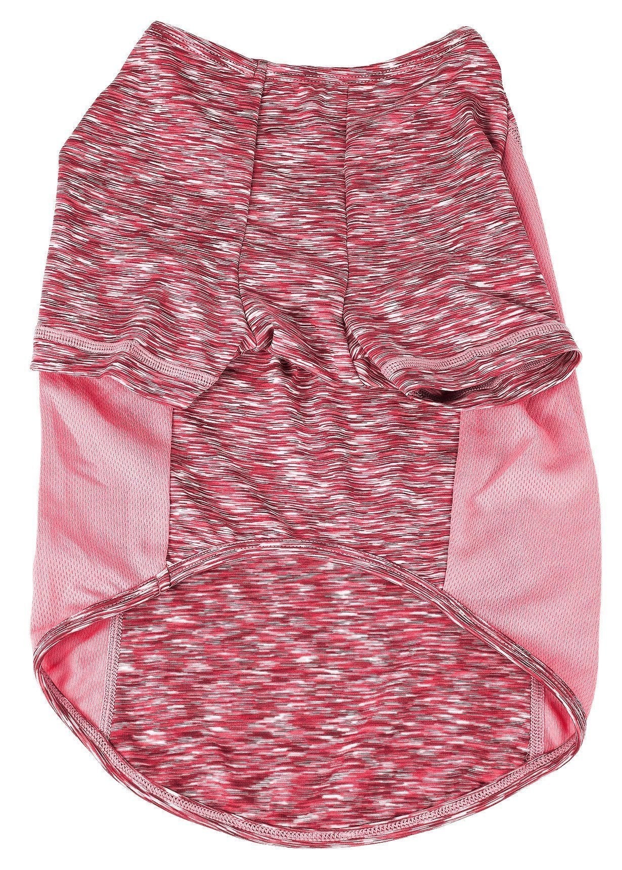 Pet Life ® Active 'Warf Speed' Heathered Ultra-Stretch Yoga Fitness Dog T-Shirt - Image 16