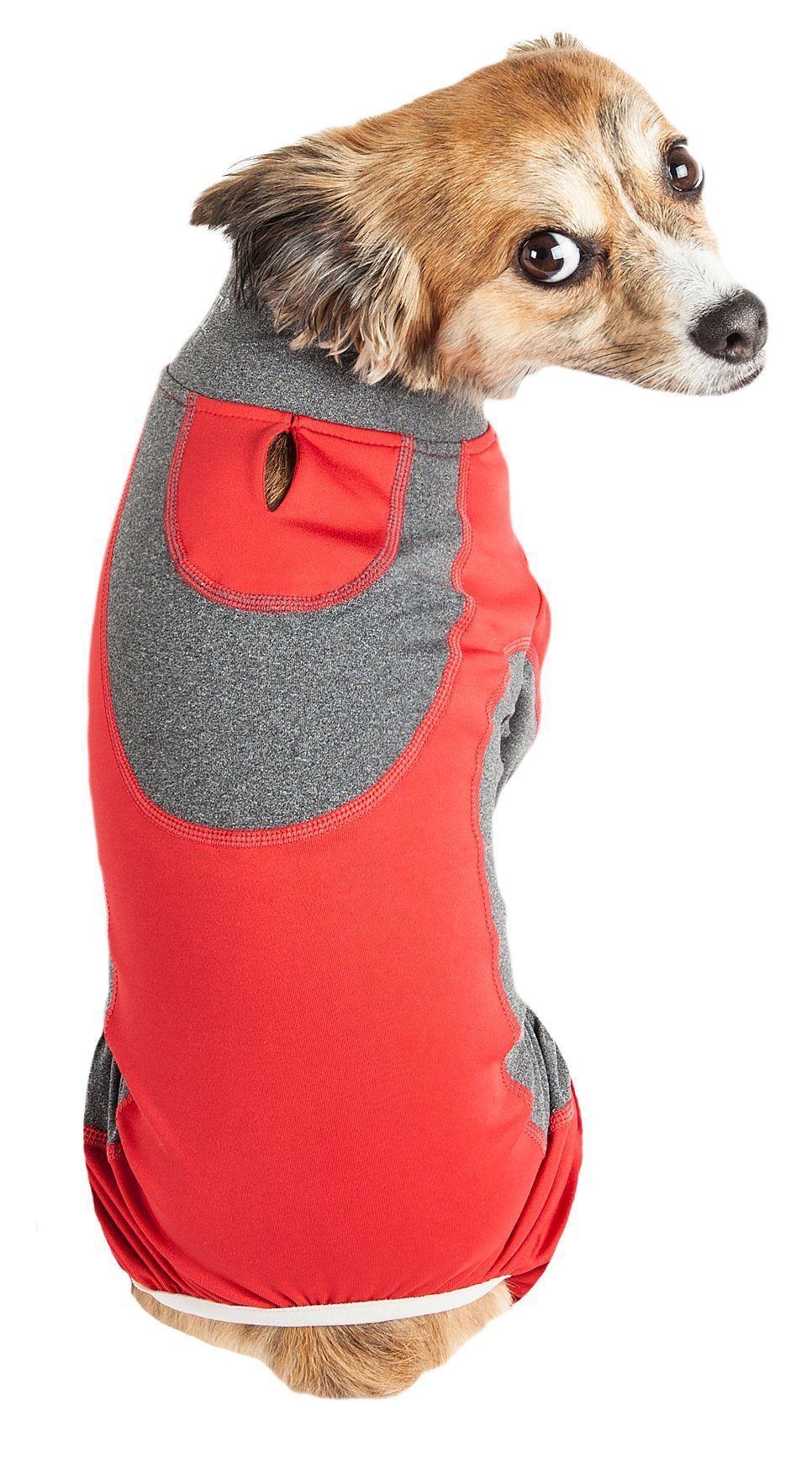 Pet Life ® Active 'Warm-Pup' Stretchy and Quick-Drying Fitness Dog Yoga Warm-Up Tracksuit - Image 15