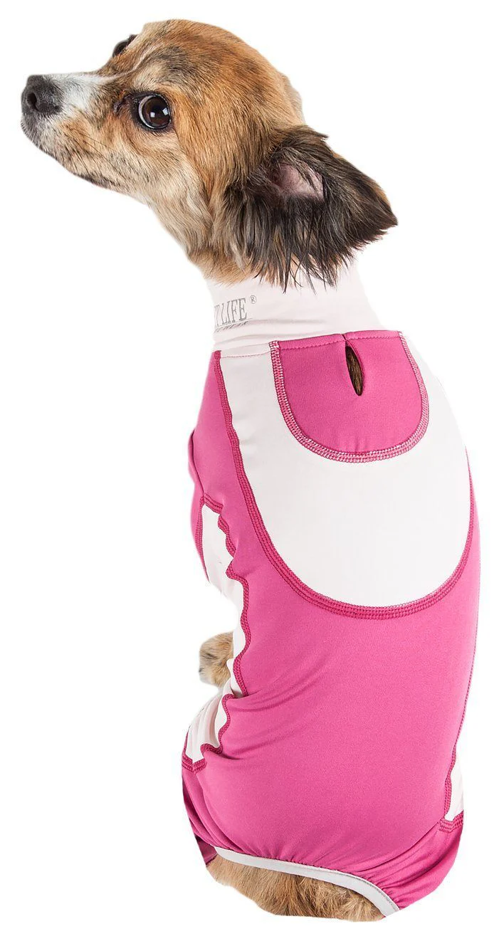 Pet Life ® Active 'Warm-Pup' Stretchy and Quick-Drying Fitness Dog Yoga Warm-Up Tracksuit - Image 17