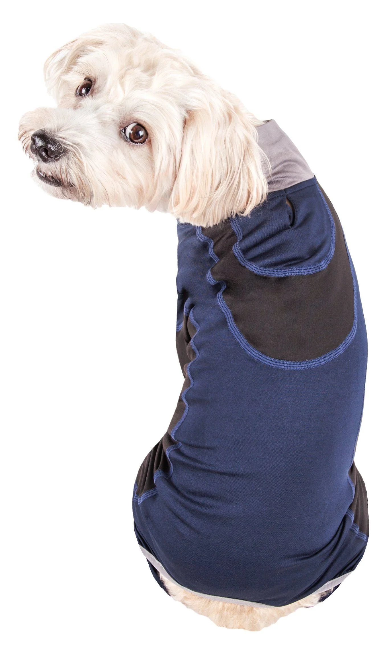 Pet Life ® Active 'Warm-Pup' Stretchy and Quick-Drying Fitness Dog Yoga Warm-Up Tracksuit - Image 18
