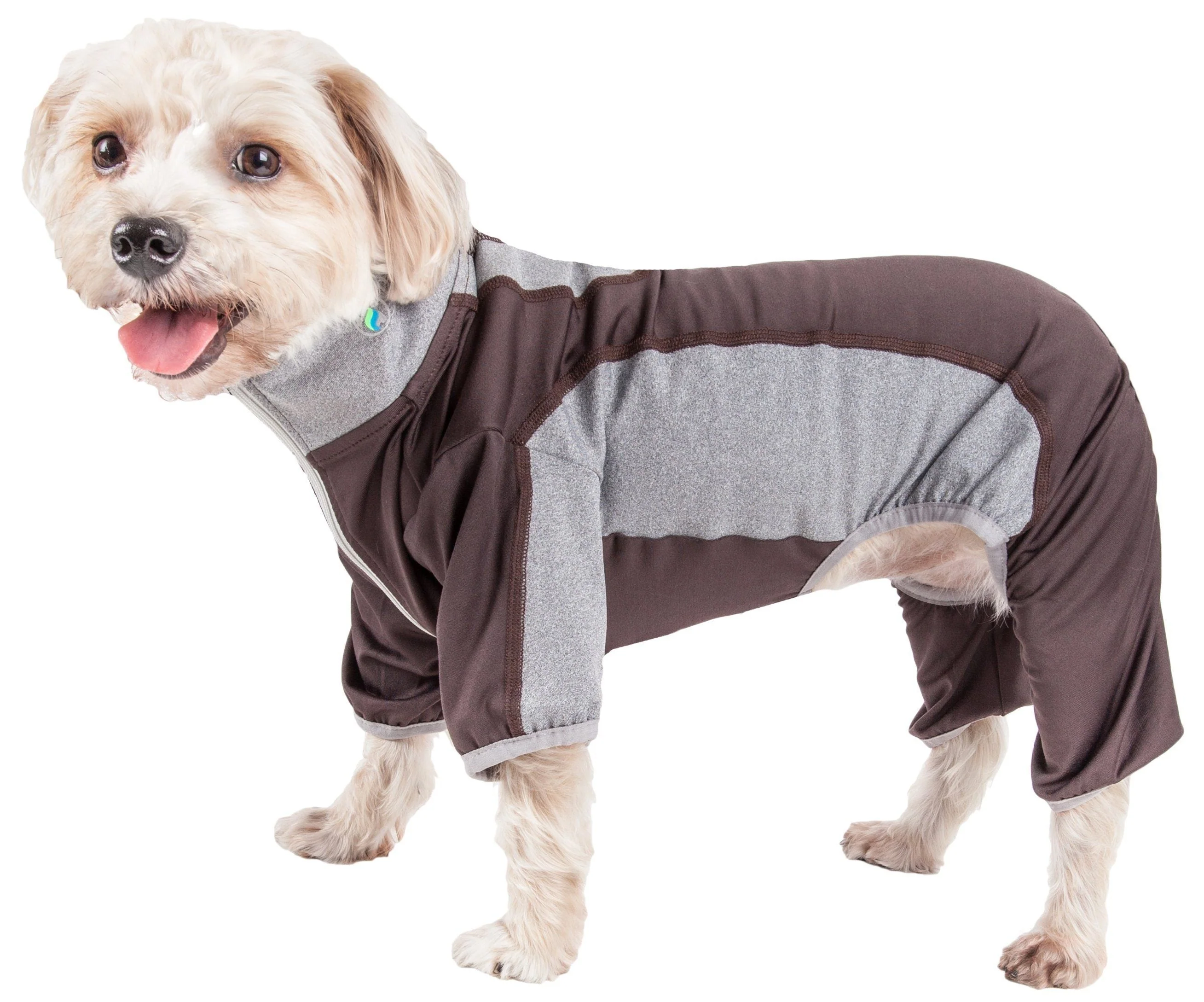 Pet Life ® Active 'Warm-Pup' Stretchy and Quick-Drying Fitness Dog Yoga Warm-Up Tracksuit - Image 2