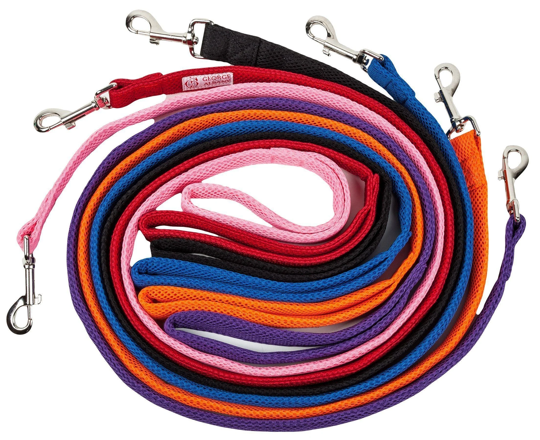 Pet Life ®  'Aero Mesh' Breathable and Adjustable Dual Sided Thick Mesh Dog Leash - Image 2