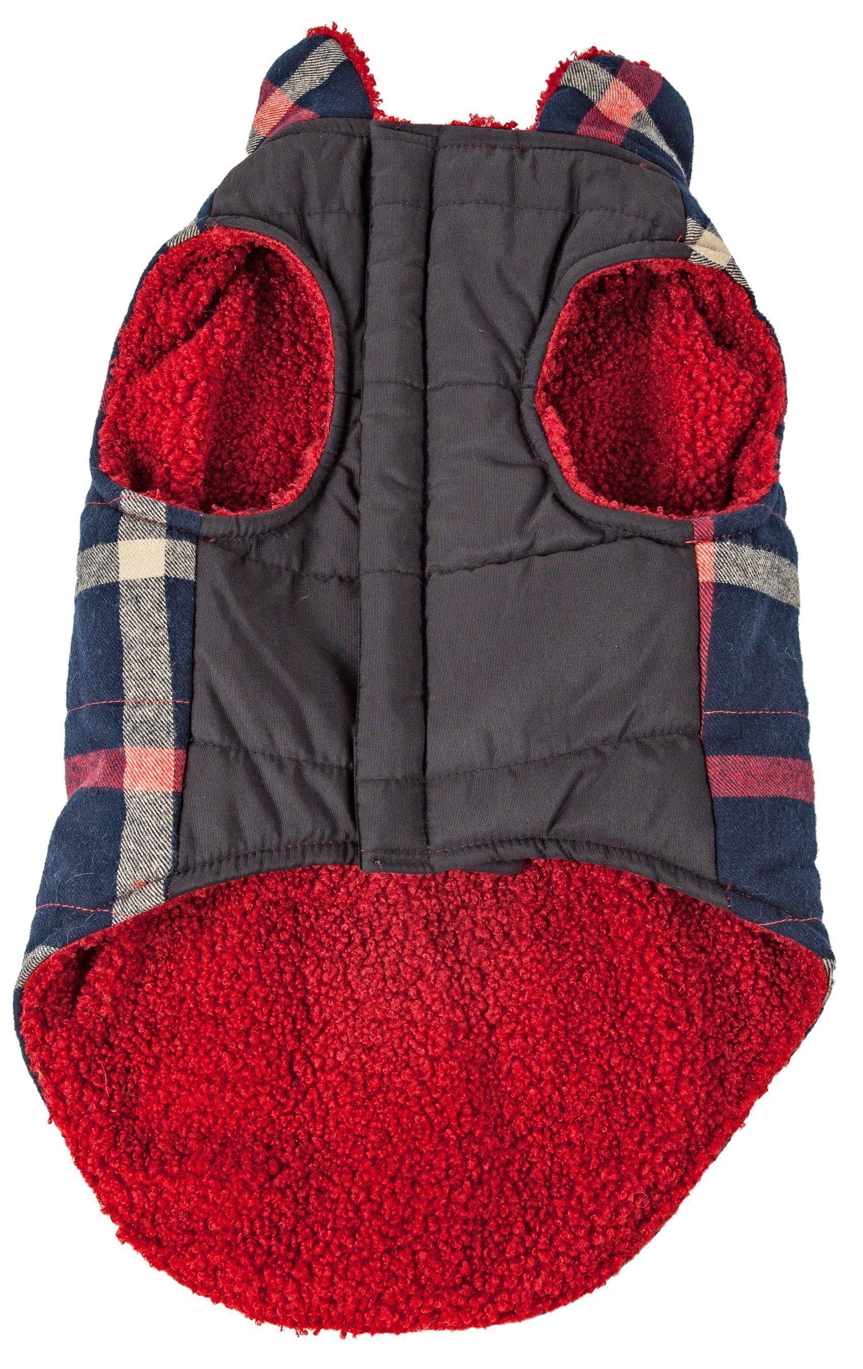 Pet Life ®  'Allegiance' Classical Insulated Plaid Fashion Dog Jacket - Image 5
