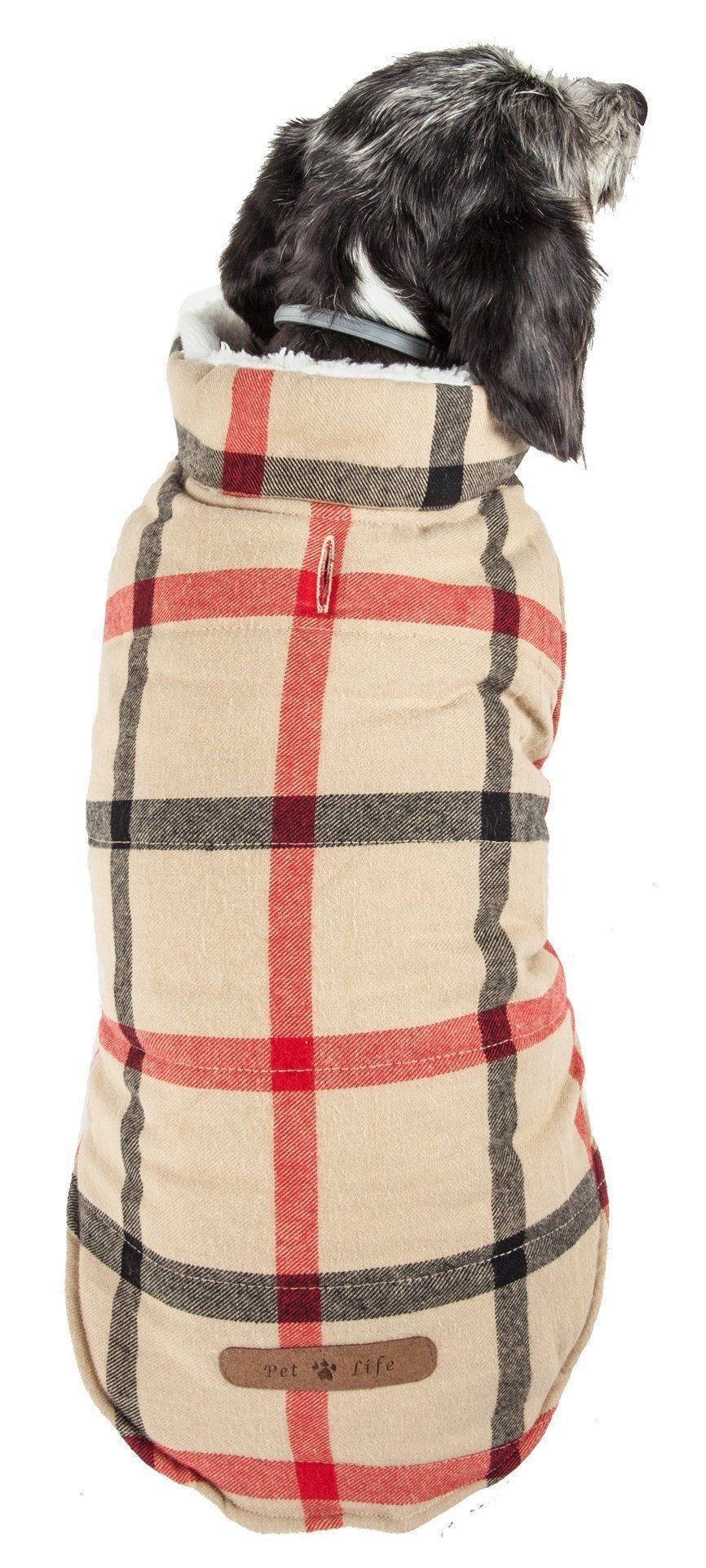 Pet Life ®  'Allegiance' Classical Insulated Plaid Fashion Dog Jacket - Image 7