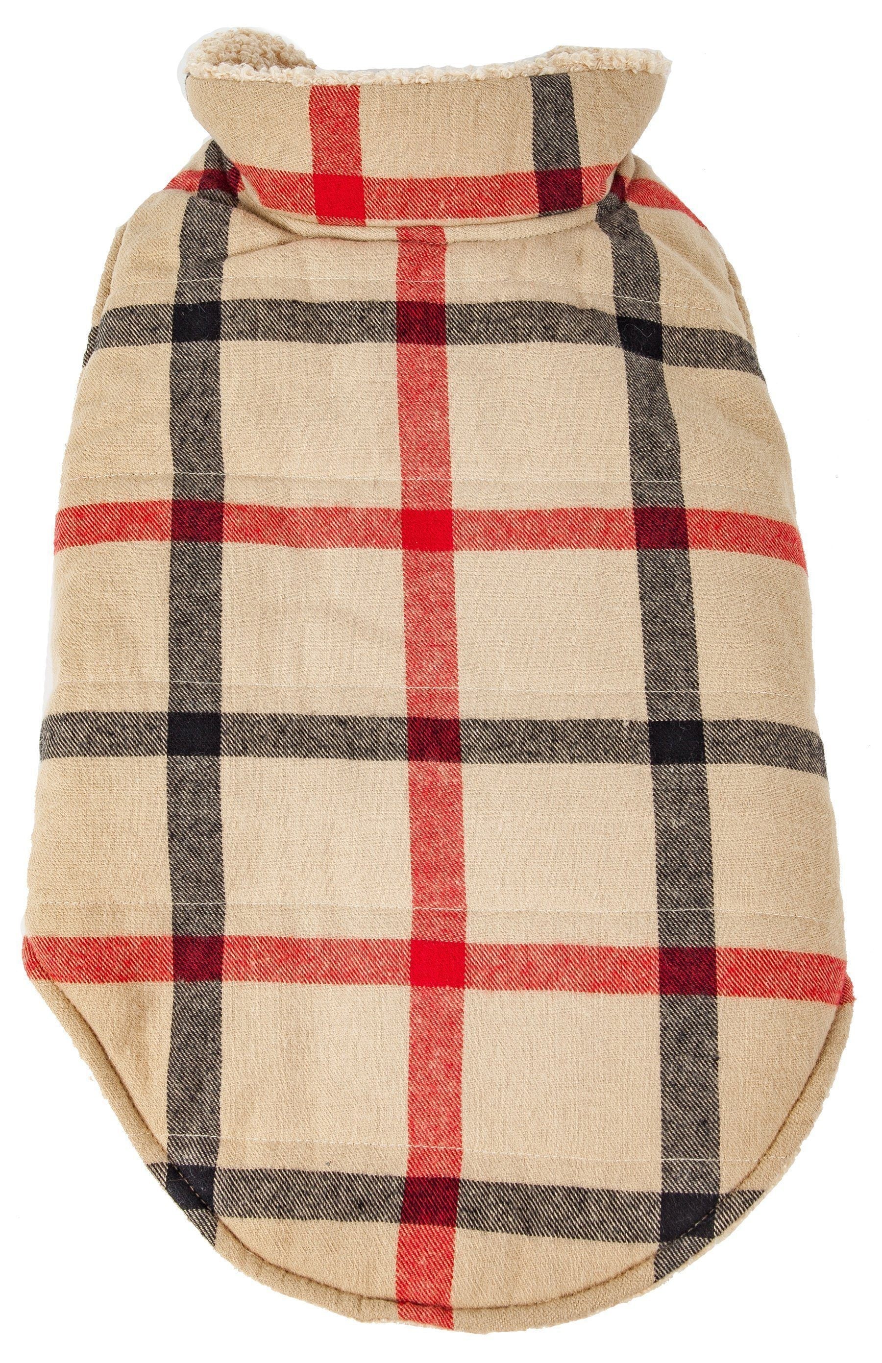 Pet Life ®  'Allegiance' Classical Insulated Plaid Fashion Dog Jacket - Image 9
