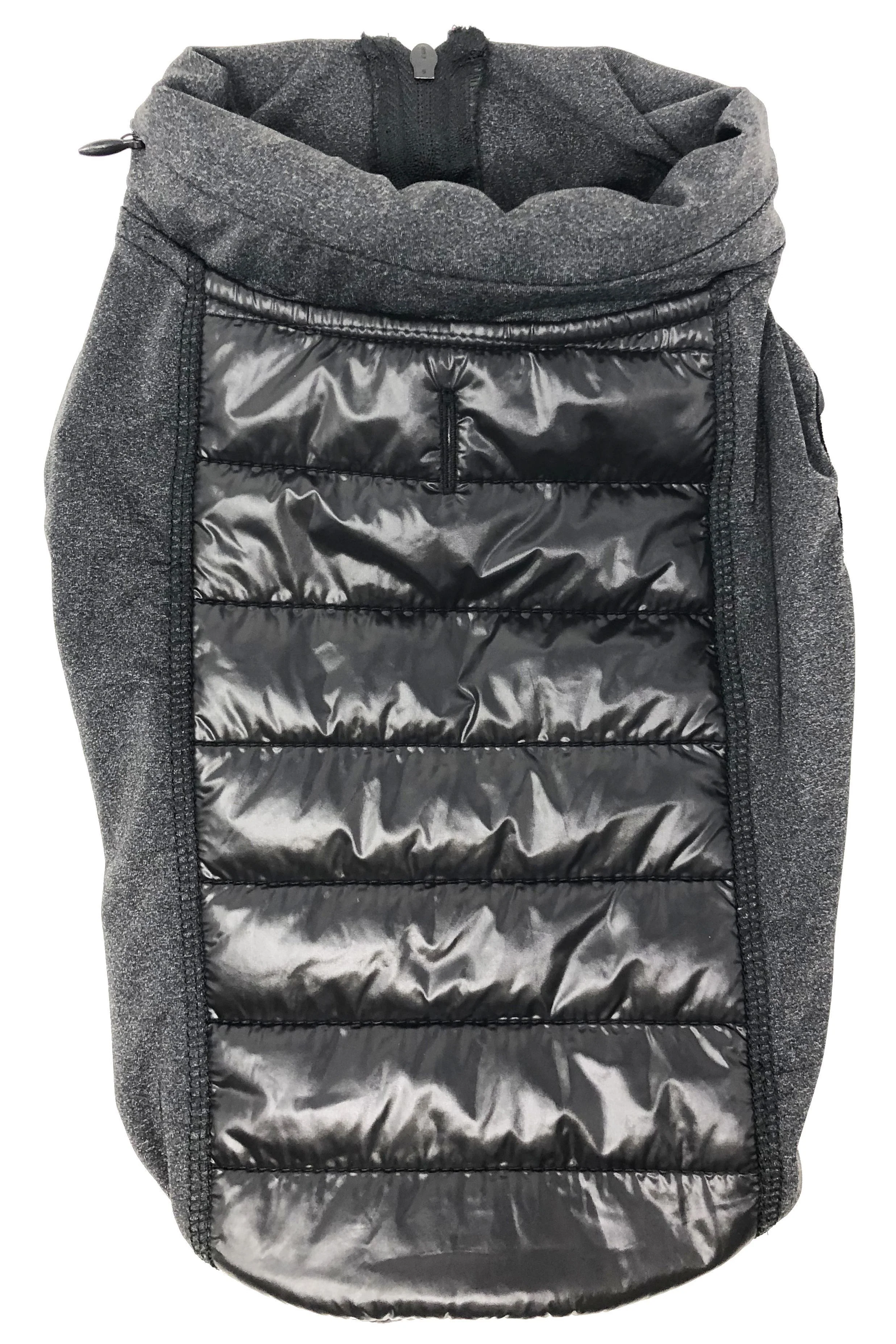 Pet Life ® 'Apex' Lightweight Hybrid 4-Season Stretch and Quick-Dry Dog Coat w/ Pop out Hood - Image 2