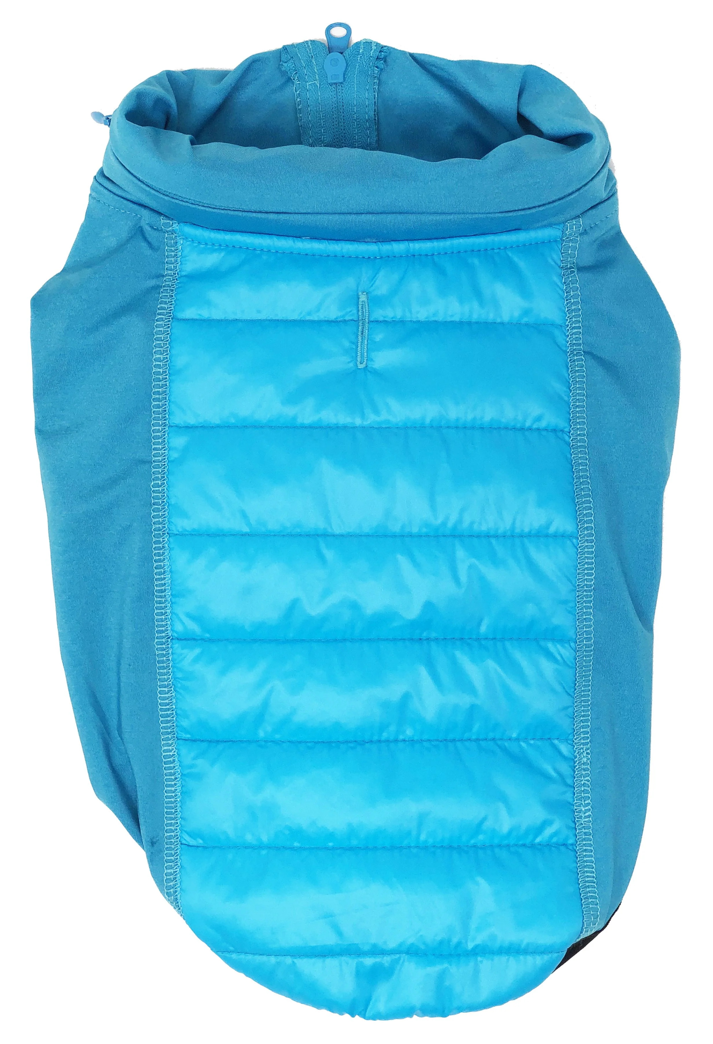 Pet Life ® 'Apex' Lightweight Hybrid 4-Season Stretch and Quick-Dry Dog Coat w/ Pop out Hood - Image 5