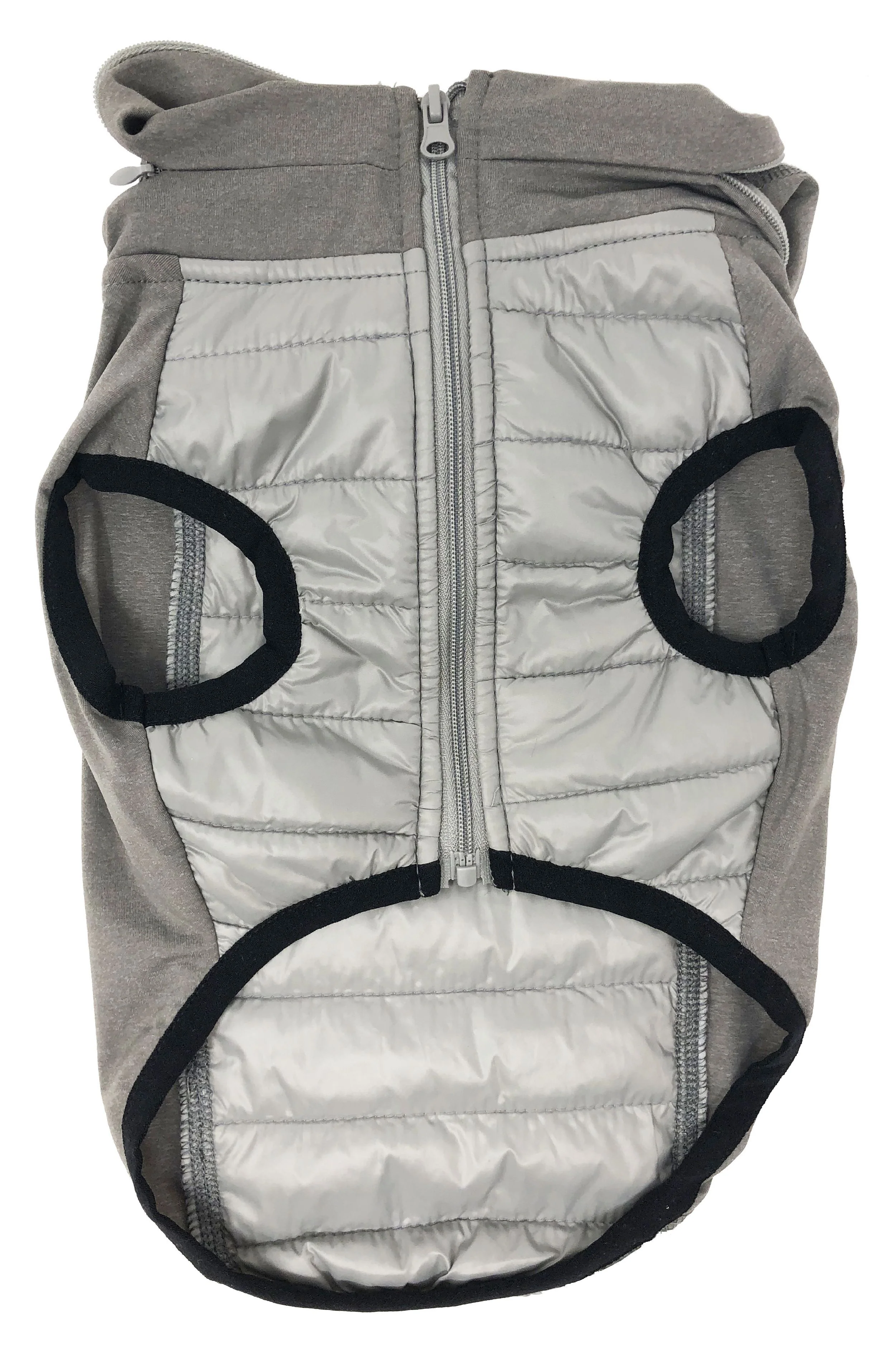 Pet Life ® 'Apex' Lightweight Hybrid 4-Season Stretch and Quick-Dry Dog Coat w/ Pop out Hood - Image 8