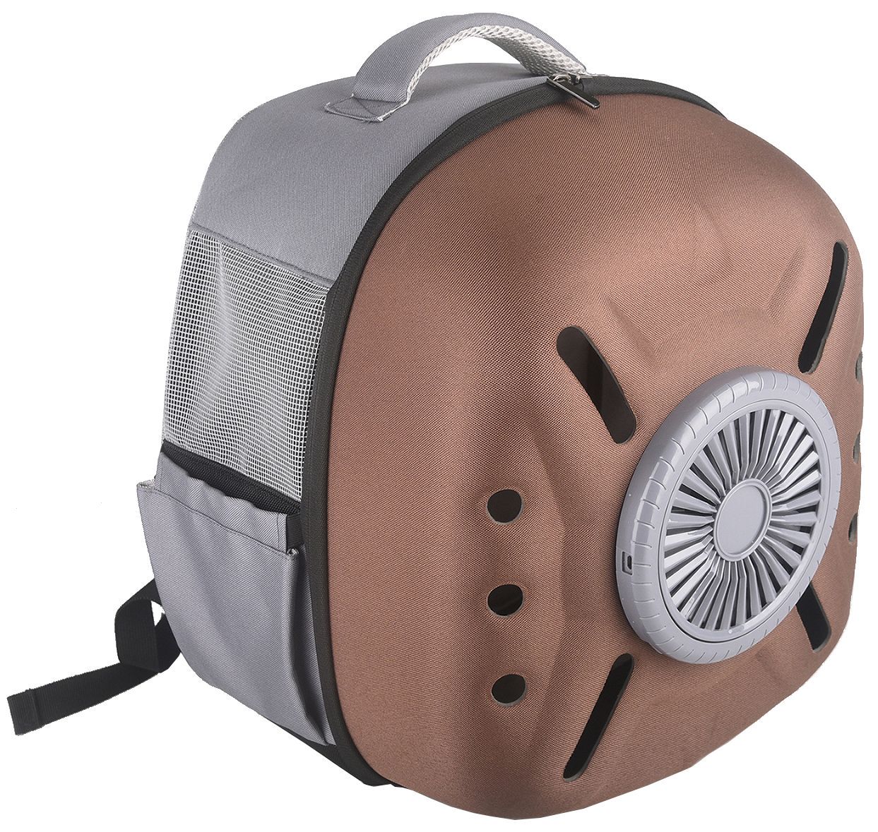 Pet Life ® 'Armor-Vent' External USB Powered Backpack with Built-in Cooling Fan - Image 7