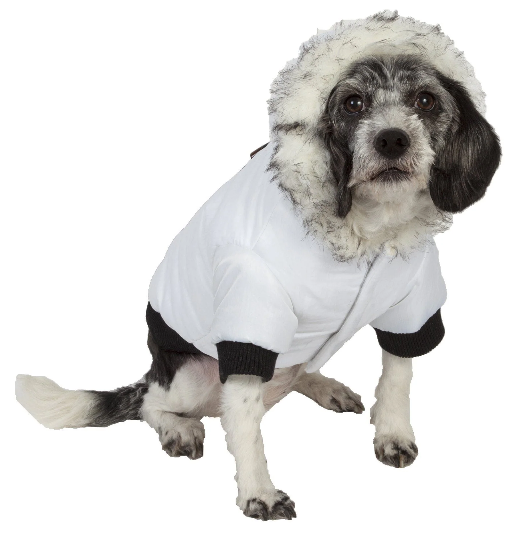 Pet Life ® Aspen Winter-White 3M Insulated Fashion Pet Parka Dog Coat - Image 6