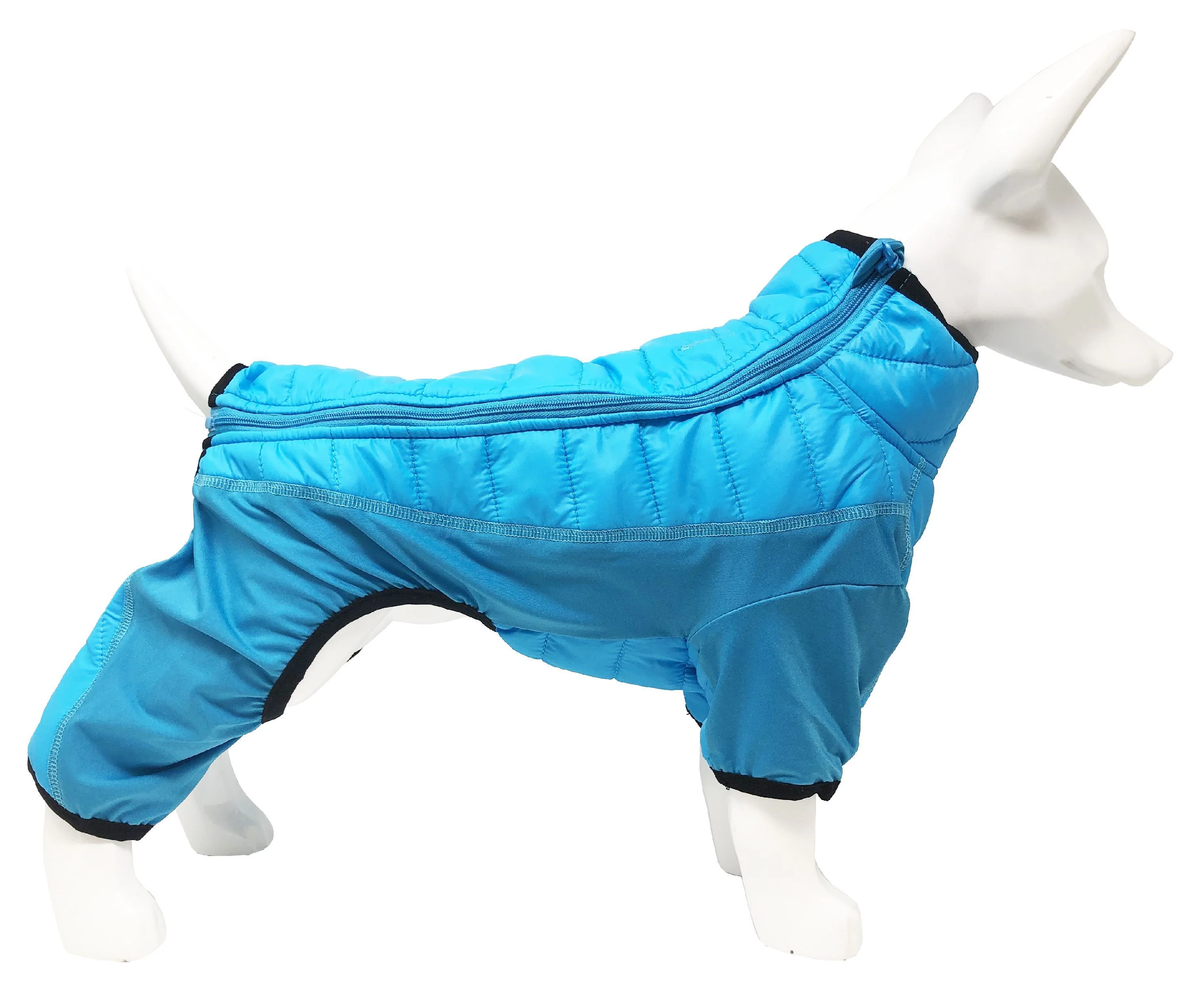 Pet Life ® 'Aura-Vent' Lightweight 4-Season Stretch and Quick-Dry Full Body Dog Jacket - Image 4