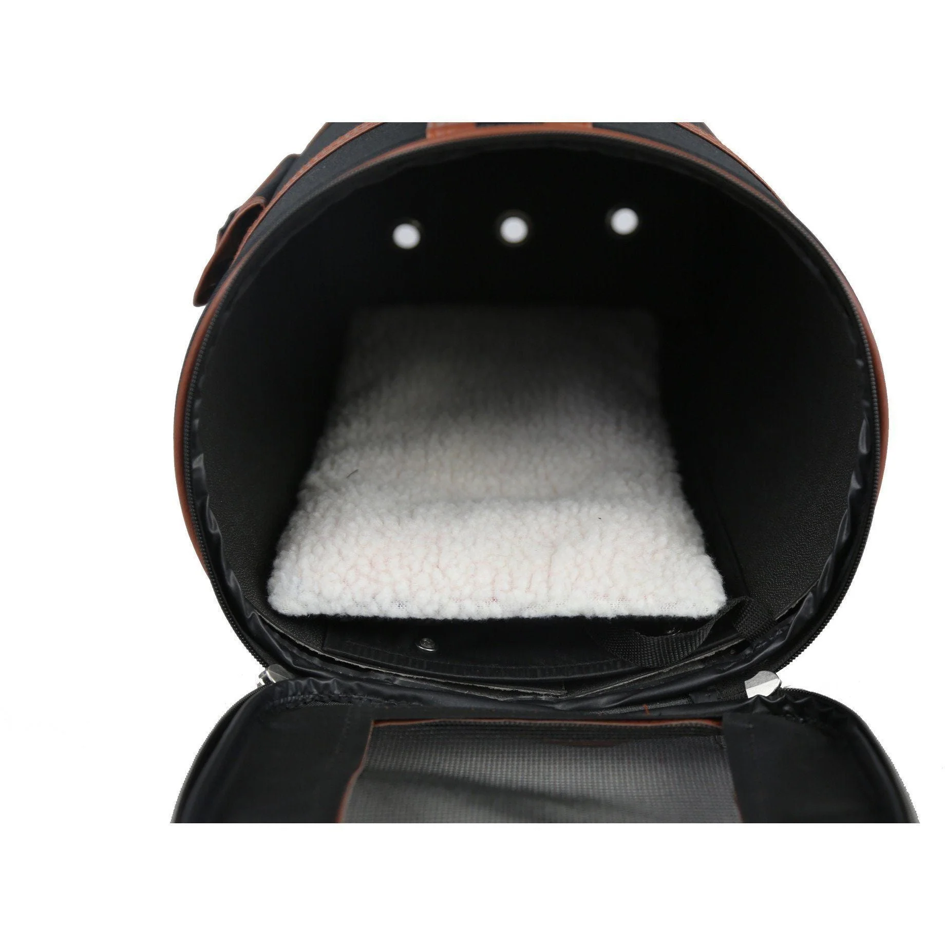 Pet Life ® 'Bark Avenue' Cylindrical Airline Approved Fashion Designer Posh Pet Dog Carrier - Image 7
