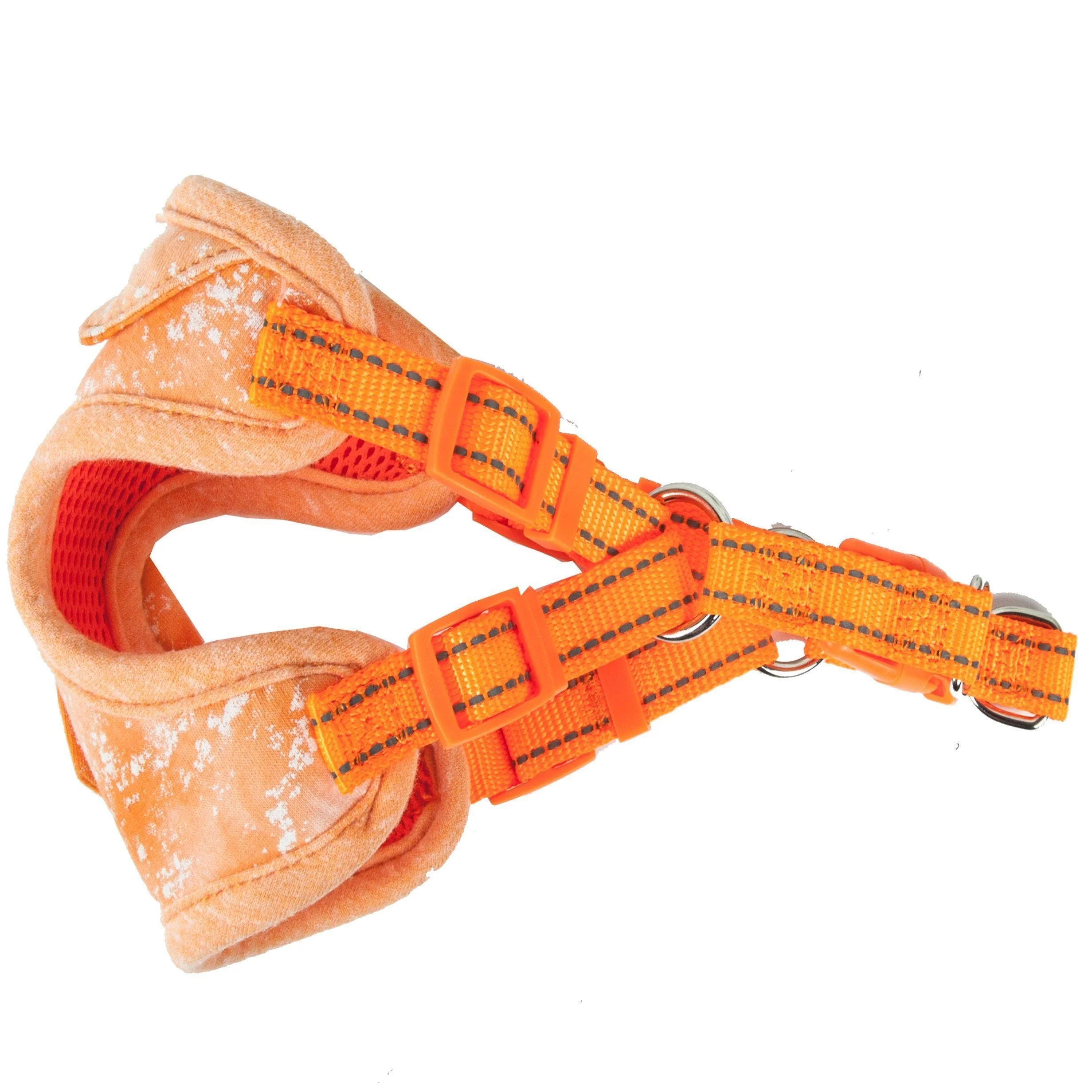 Pet Life ®  'Bonatied' Mesh Reversed Adjustable Fashion Dog Harness W/ Designer Neck Tie - Image 9
