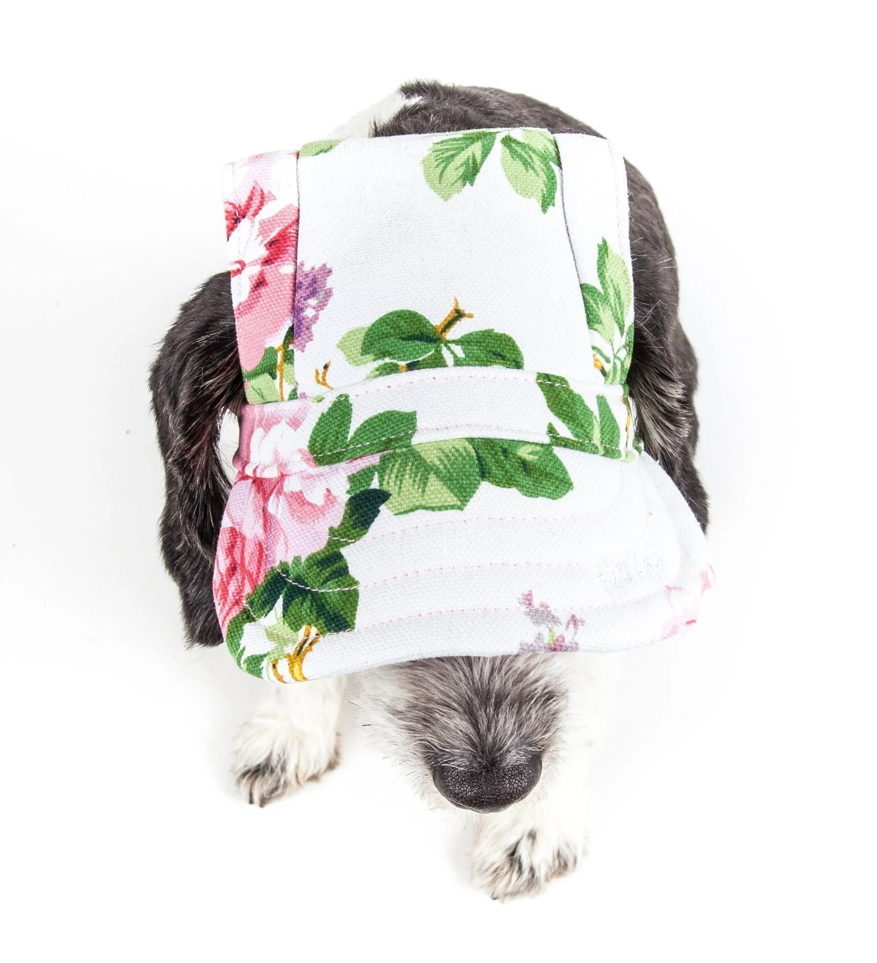 Pet Life ® 'Botanic Bark' Floral Uv Protectant Adjustable Fashion Dog Hat Cap - Image 2