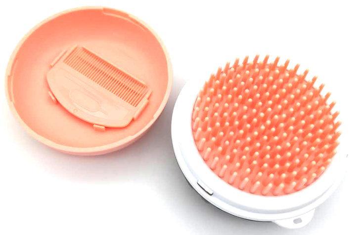 Pet Life ® 'Bravel' 3-in-1 Travel Pocketed Dual Grooming Brush and Pet Comb - Image 10