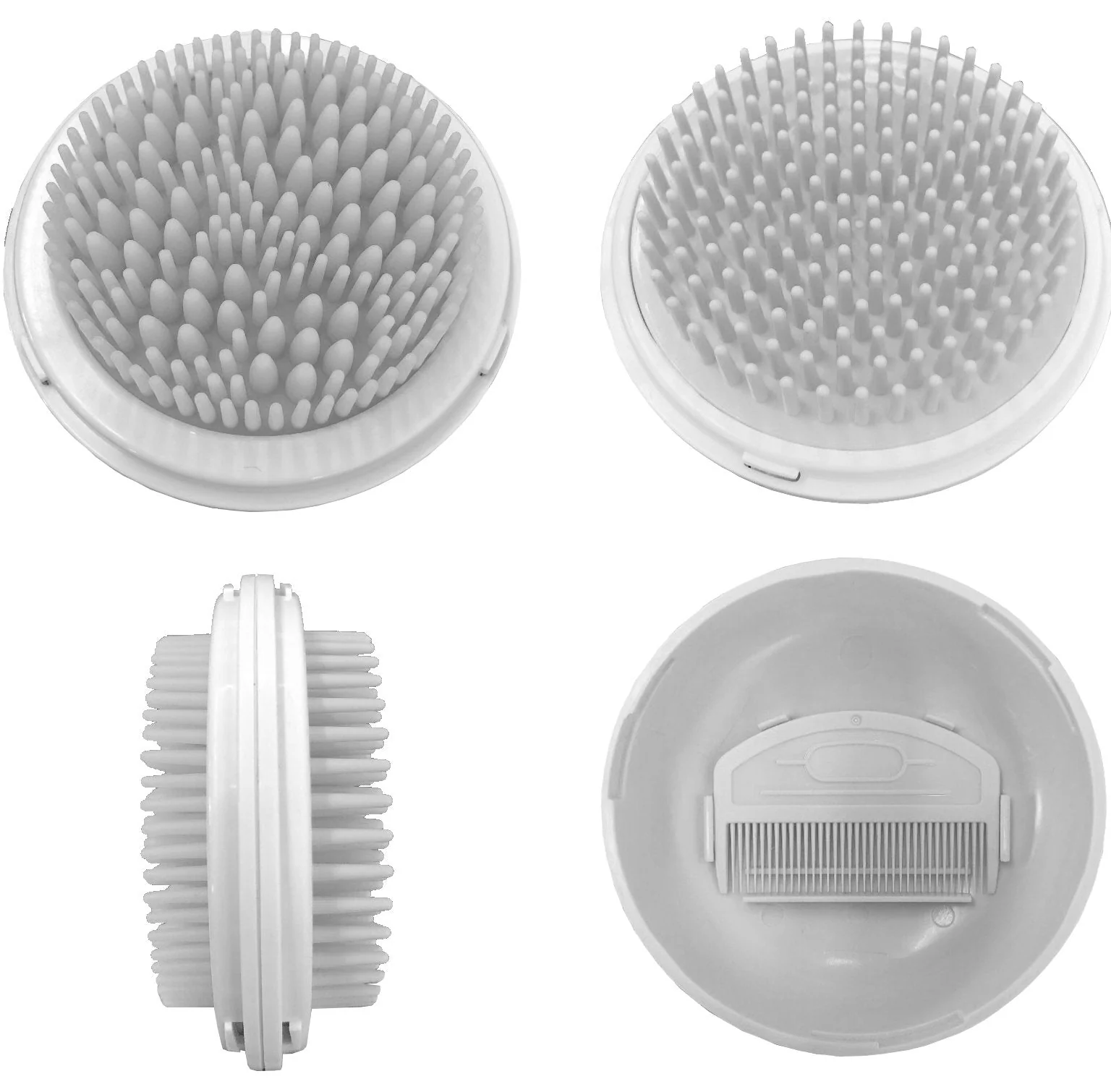 Pet Life ® 'Bravel' 3-in-1 Travel Pocketed Dual Grooming Brush and Pet Comb - Image 2