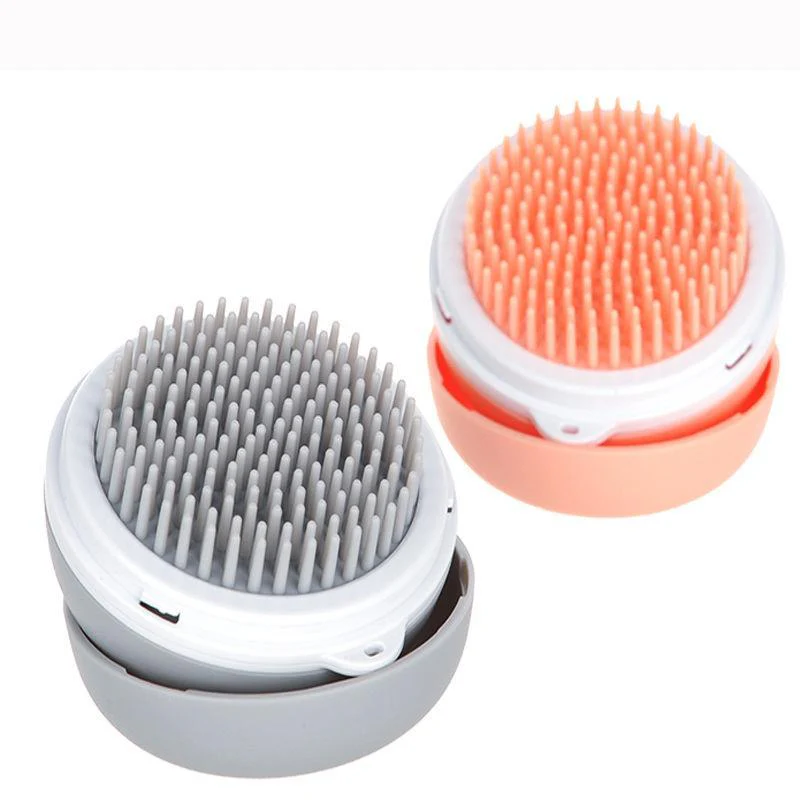 Pet Life ® 'Bravel' 3-in-1 Travel Pocketed Dual Grooming Brush and Pet Comb - Image 5