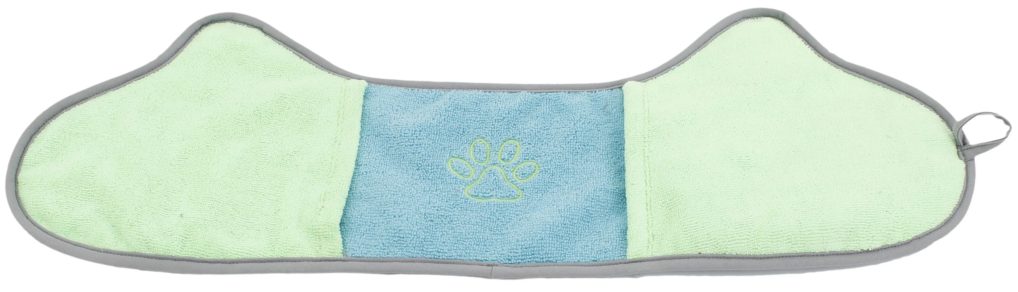 Pet Life ® 'Bryer' 2-in-1 Hand-Inserted Microfiber Pet Grooming Towel and Brush - Image 2
