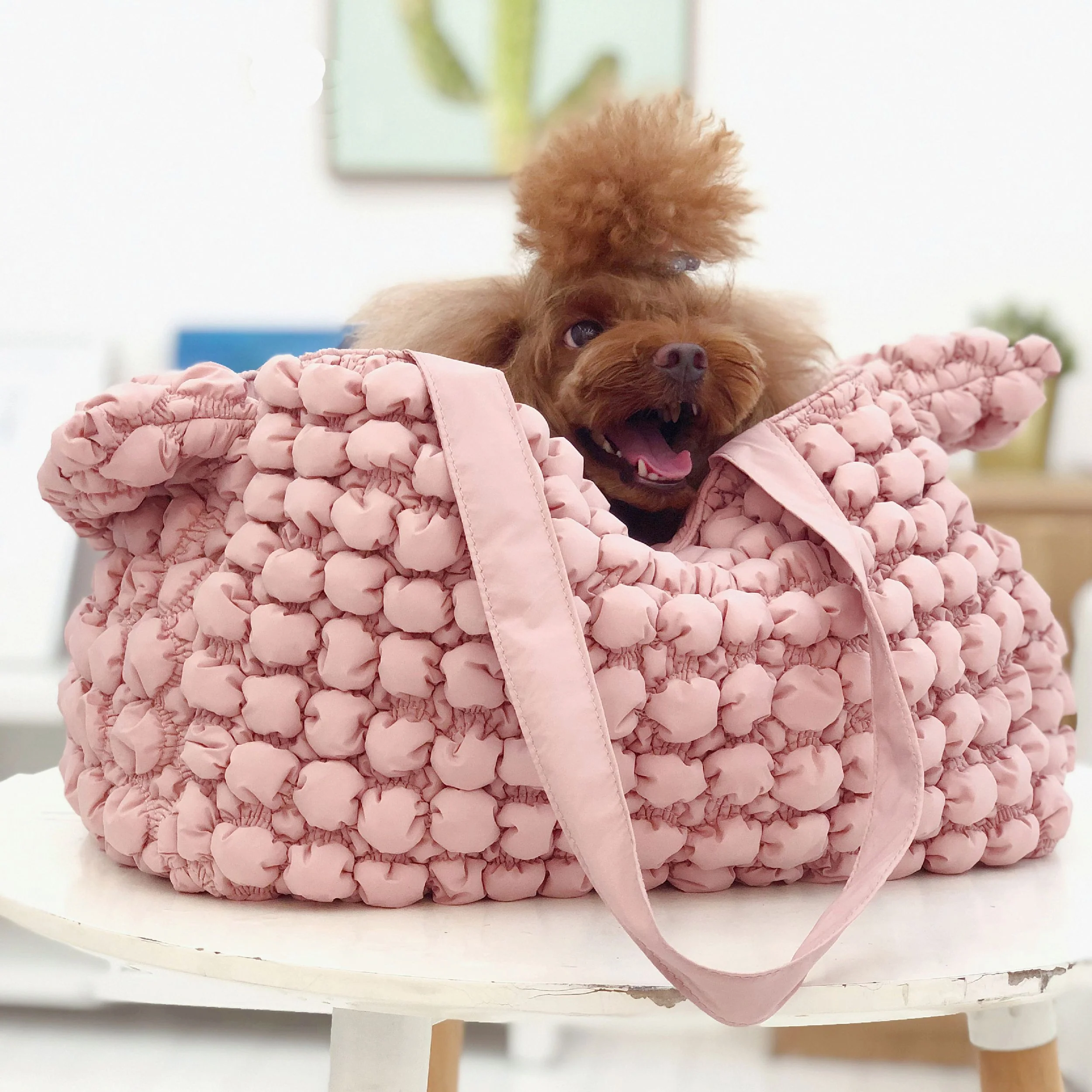 Pet Life ® 'Bubble Vogue' Ultra-Plush Fashion Designer Pet Carrier - Image 6