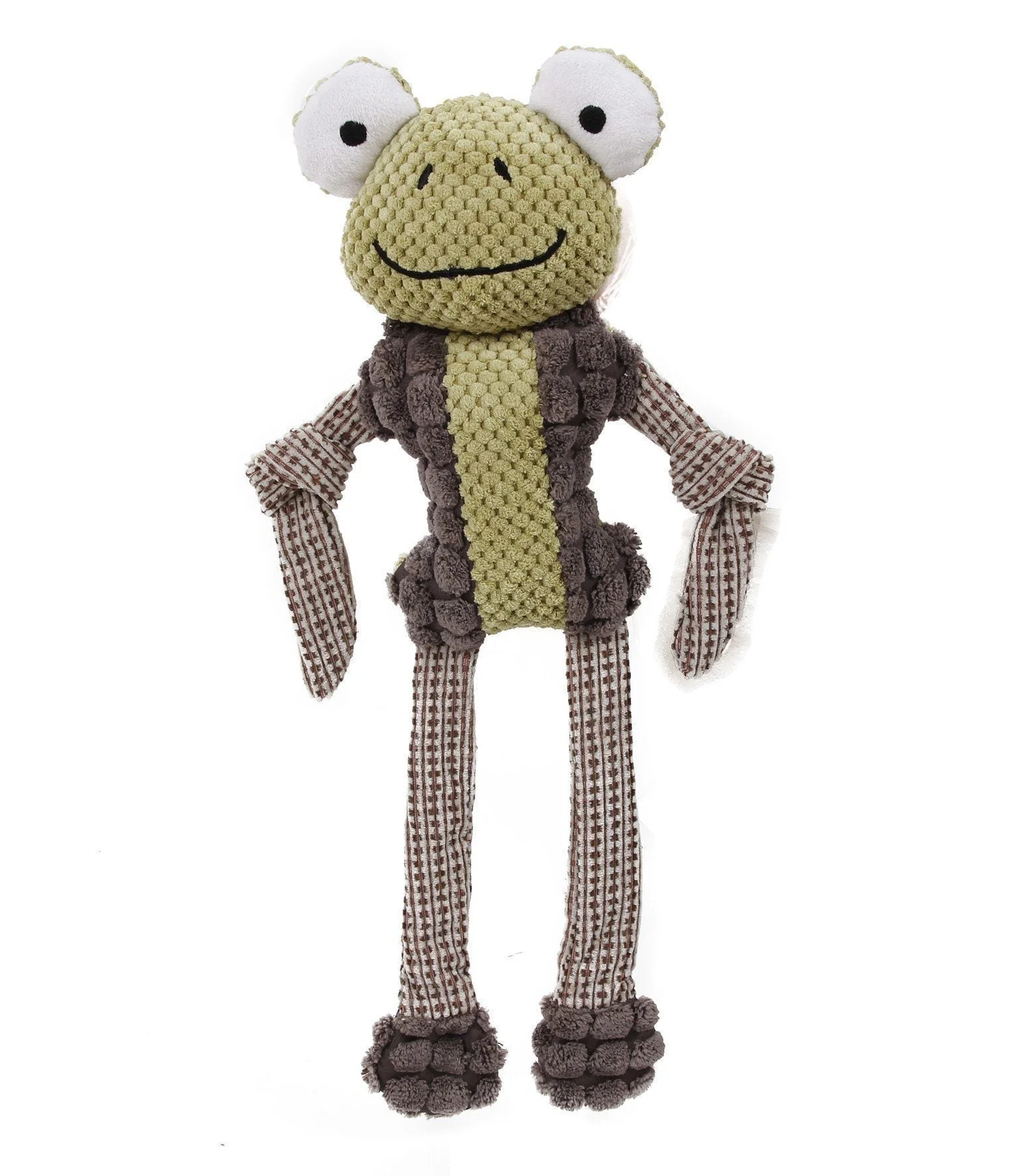 Pet Life ® 'Bull Mannequin' Natural Jute Rope Chew Tug Plush Dog Toy - Image 2