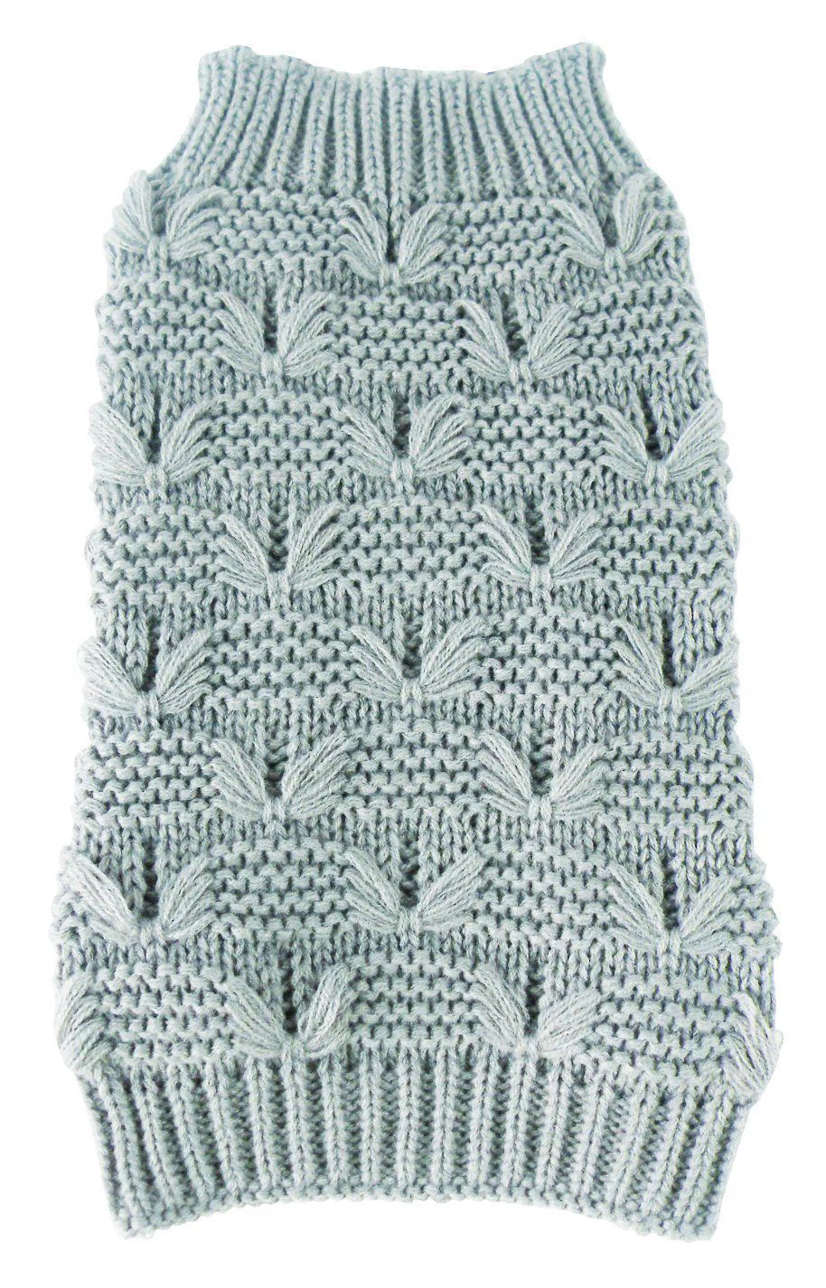 Pet Life ® Butterfly Stitched Heavy Cable Knitted Fashion Turtle Neck Dog Sweater - Image 6