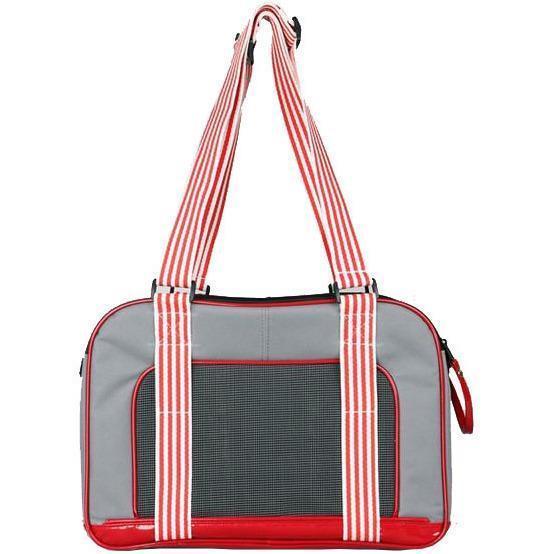 Pet Life ® 'Candy Cane' striped Fashion Designer Travel Pet Dog Carrier - Image 3