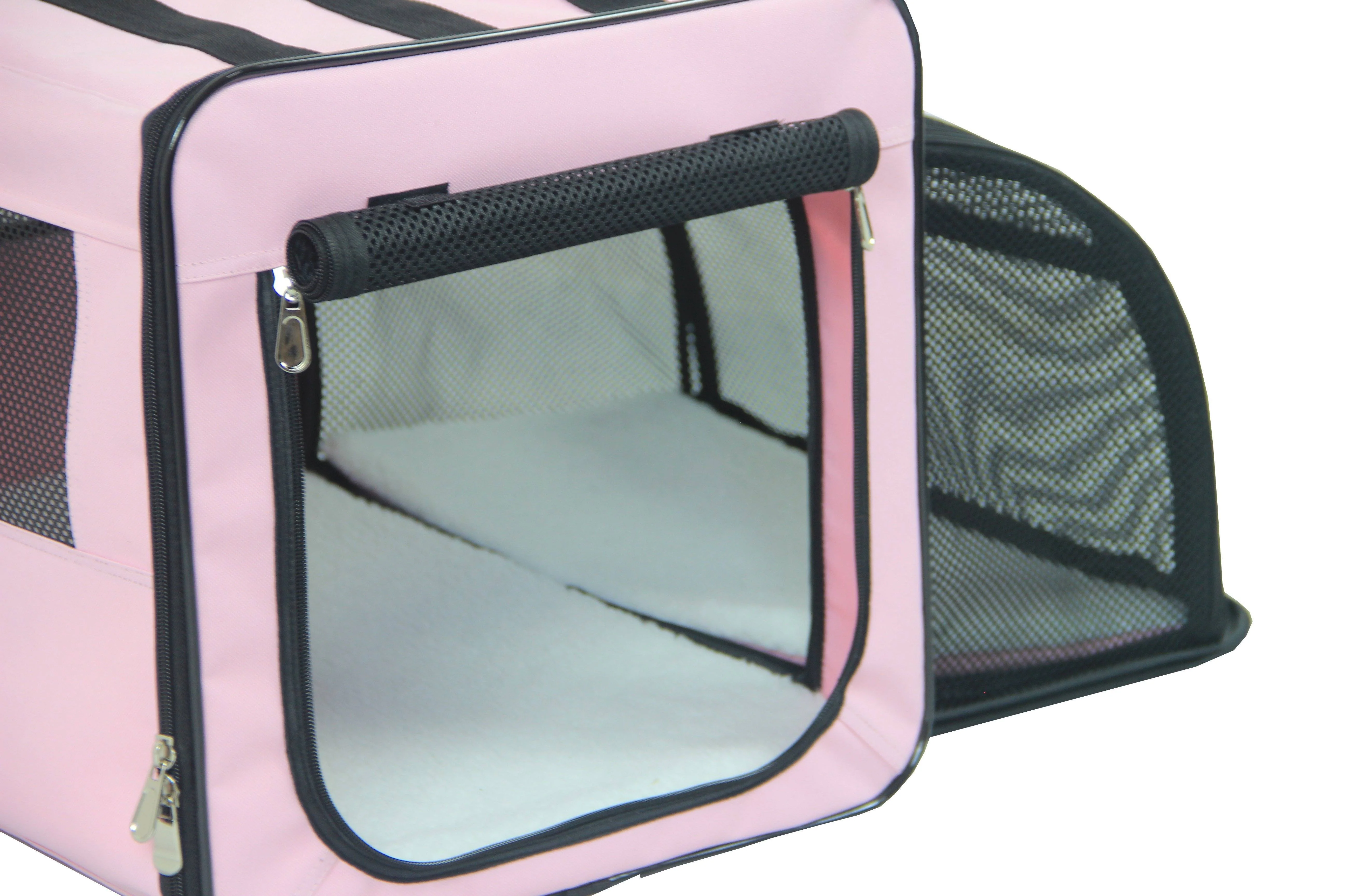 Pet Life ® 'Capacious' Dual-Sided Expandable Spacious Wire Folding Collapsible Lightweight Pet Dog Crate Carrier House - Image 5