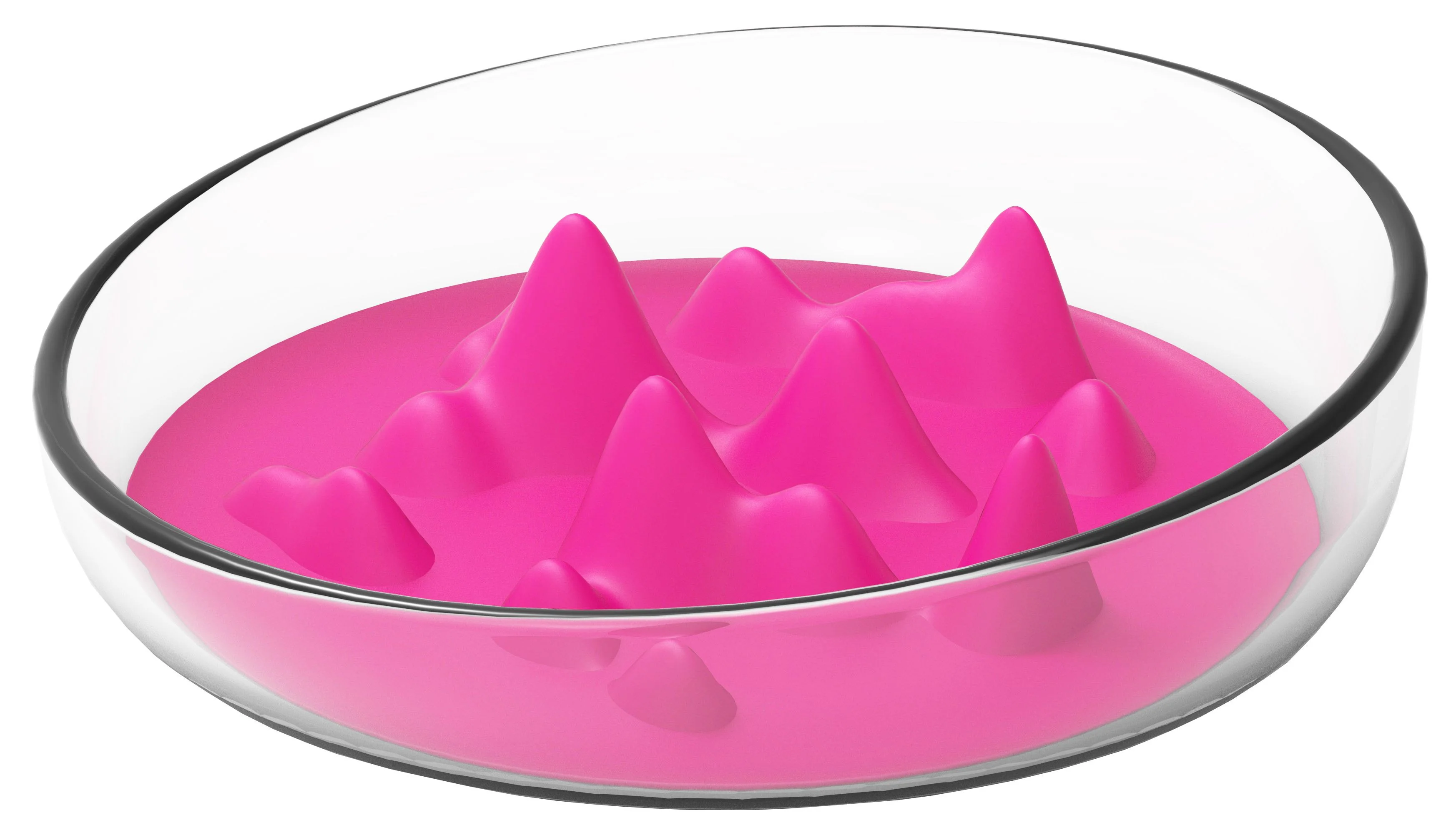 Pet Life ® 'Cirlicue' Mountain Shaped Modern Slow Feeding Pet Bowl - Image 14
