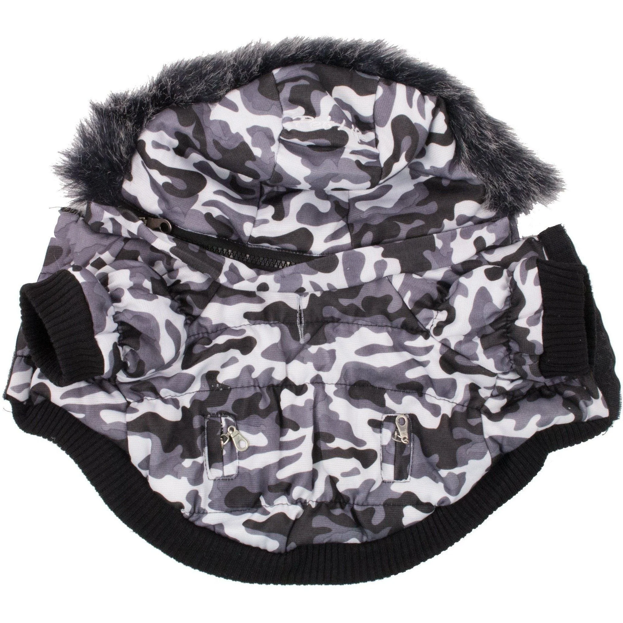 Pet Life ® Classic Metallic Fashion 3M Insulated Dog Coat Parka  w/ Removable Hood - Image 6