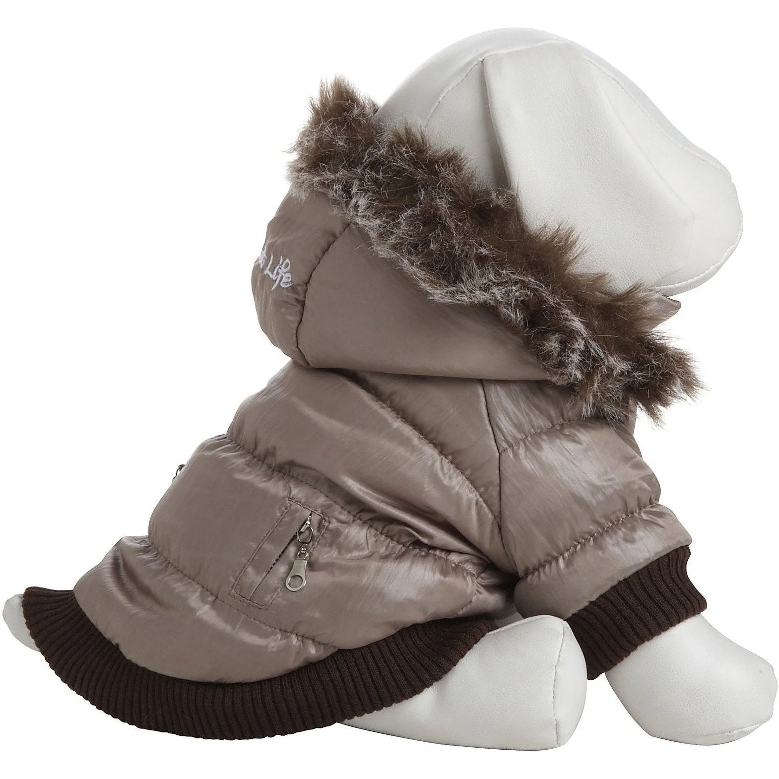 Pet Life ® Classic Metallic Fashion 3M Insulated Dog Coat Parka  w/ Removable Hood - Image 40