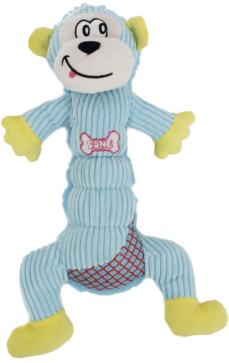 Pet Life ® 'Cuddle Plush' Mesh and Plush Squeaking Dog Toy - Image 2