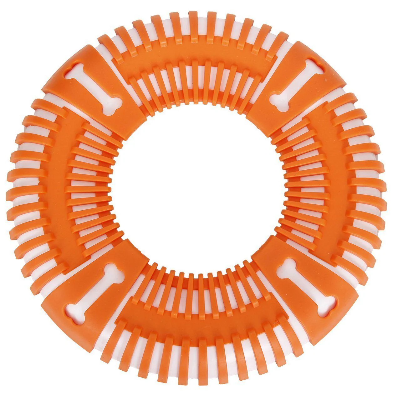 Pet Life ® 'Denta-Bark' Sporty Durable Flexible Toss and Fetch Frisbee Oral Hygiene Pet Dog Toy - Image 3