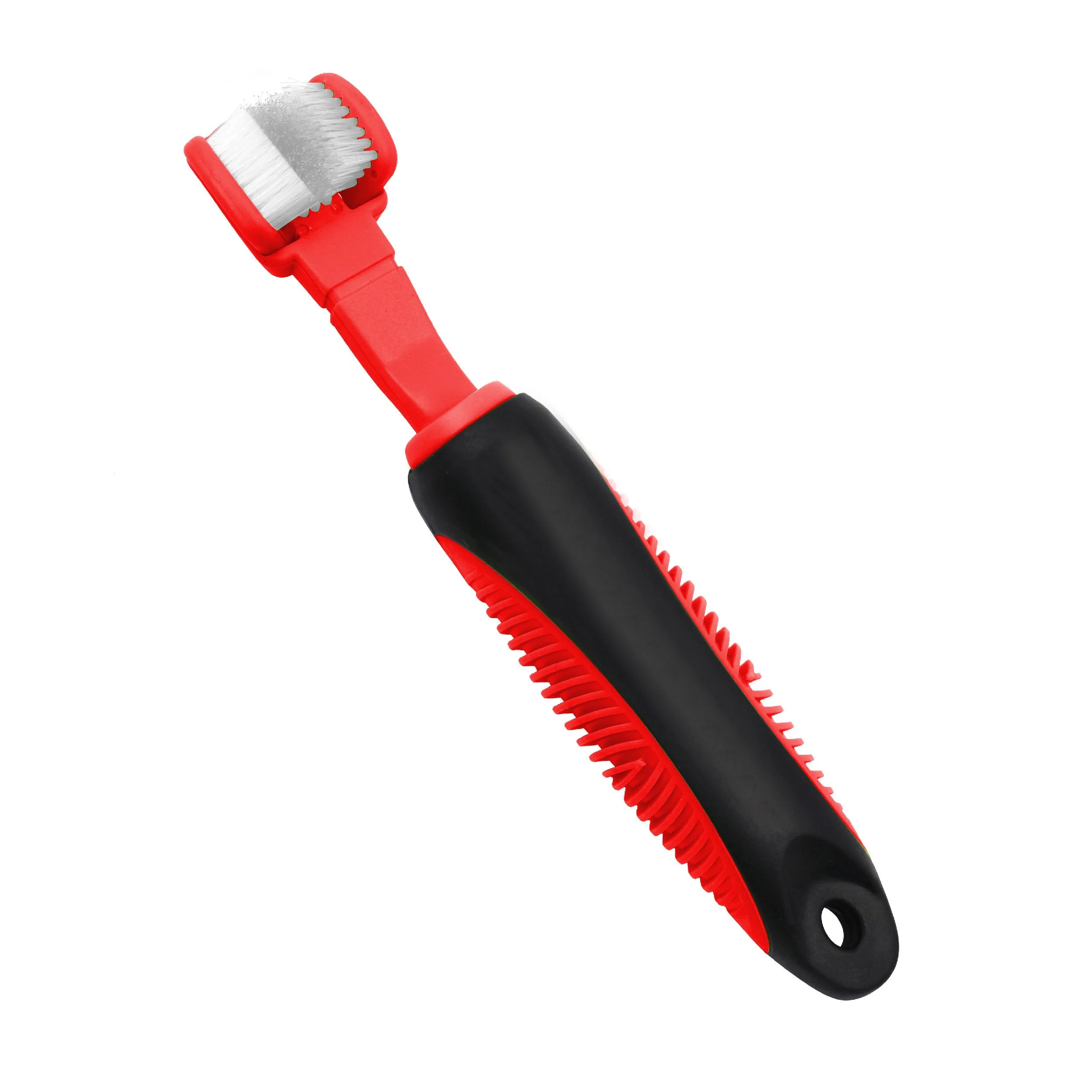 Pet Life ® 'Denta-Clean' Dual-Sided Action Bristle Pet Toothbrush - Image 3